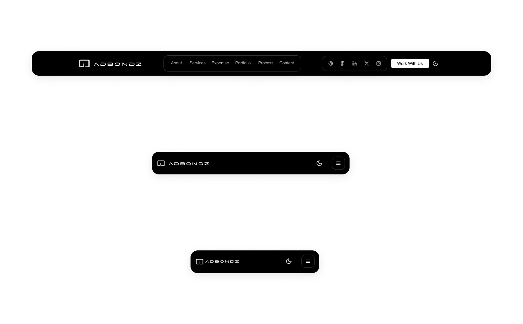 Responsive Navbars - Dark