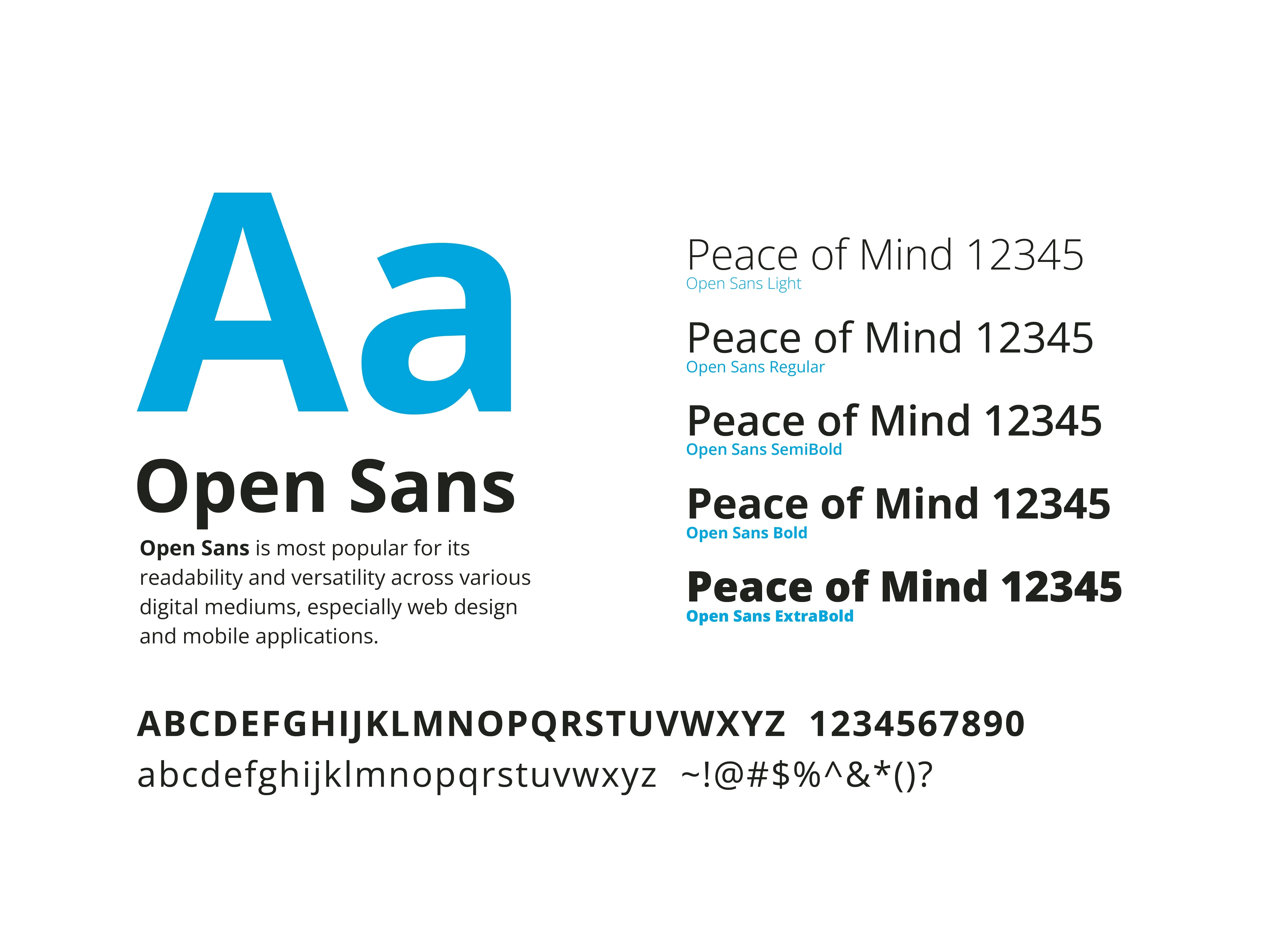 A timeless and contenporary international font was selected for it's broad range of weights and online accessibility worldwide.