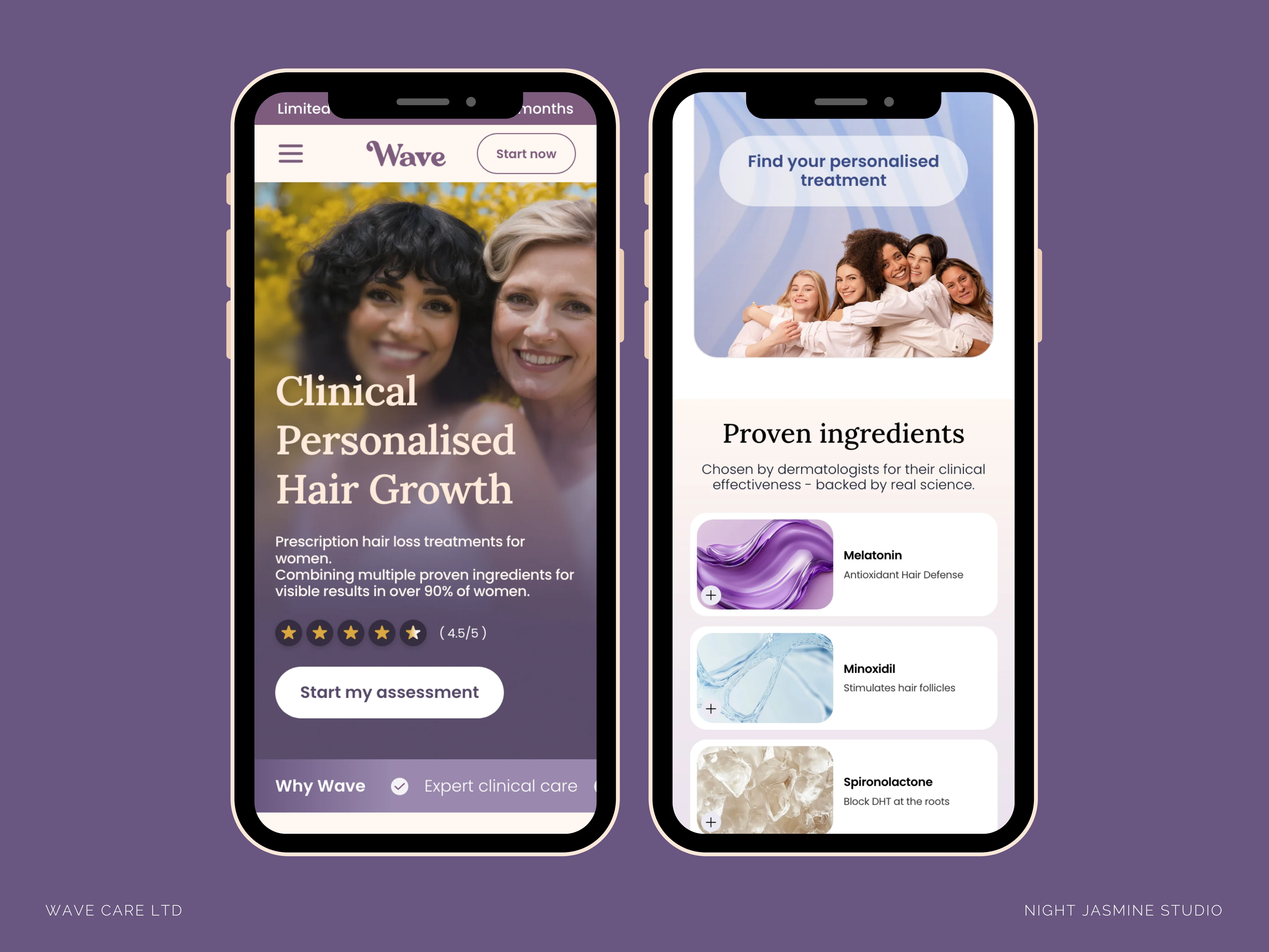 Image showing the mobile version of the website