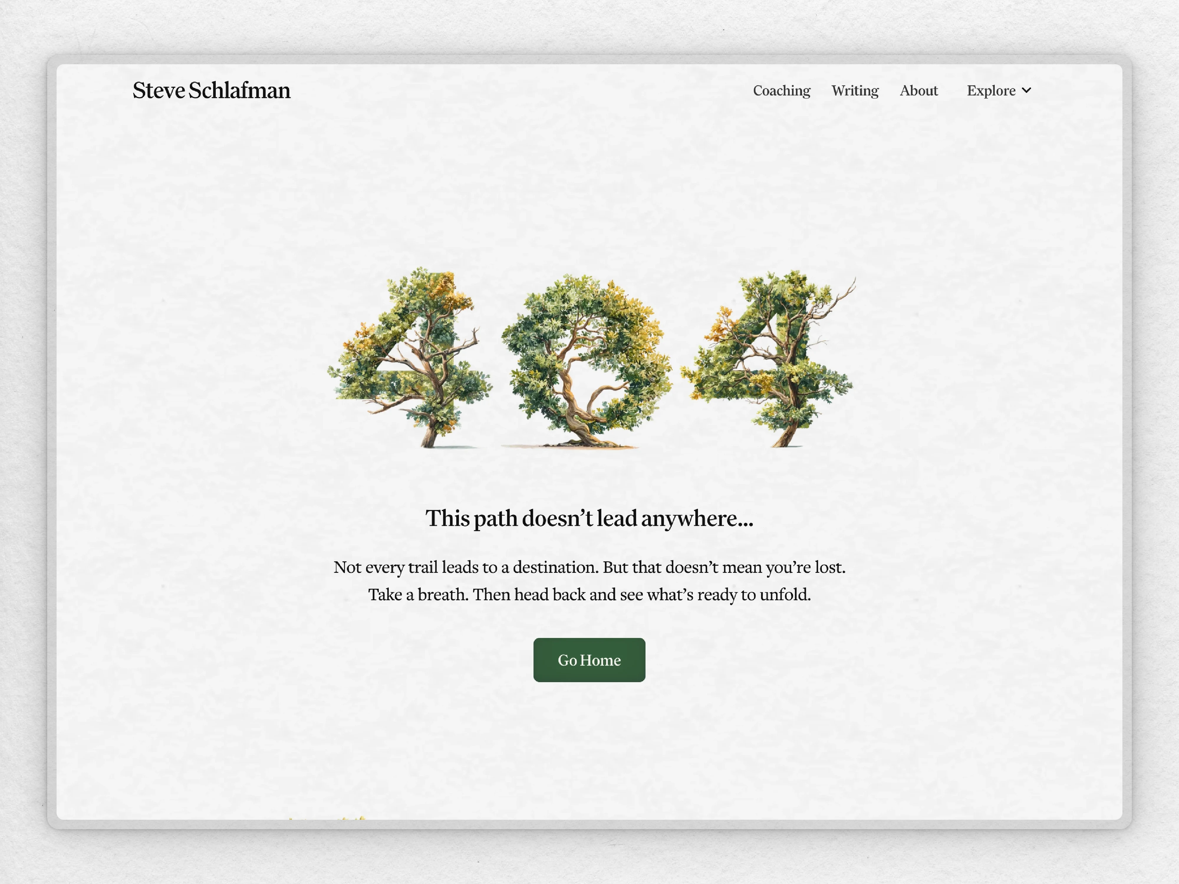 404 Page using our illustrative Midjourney style