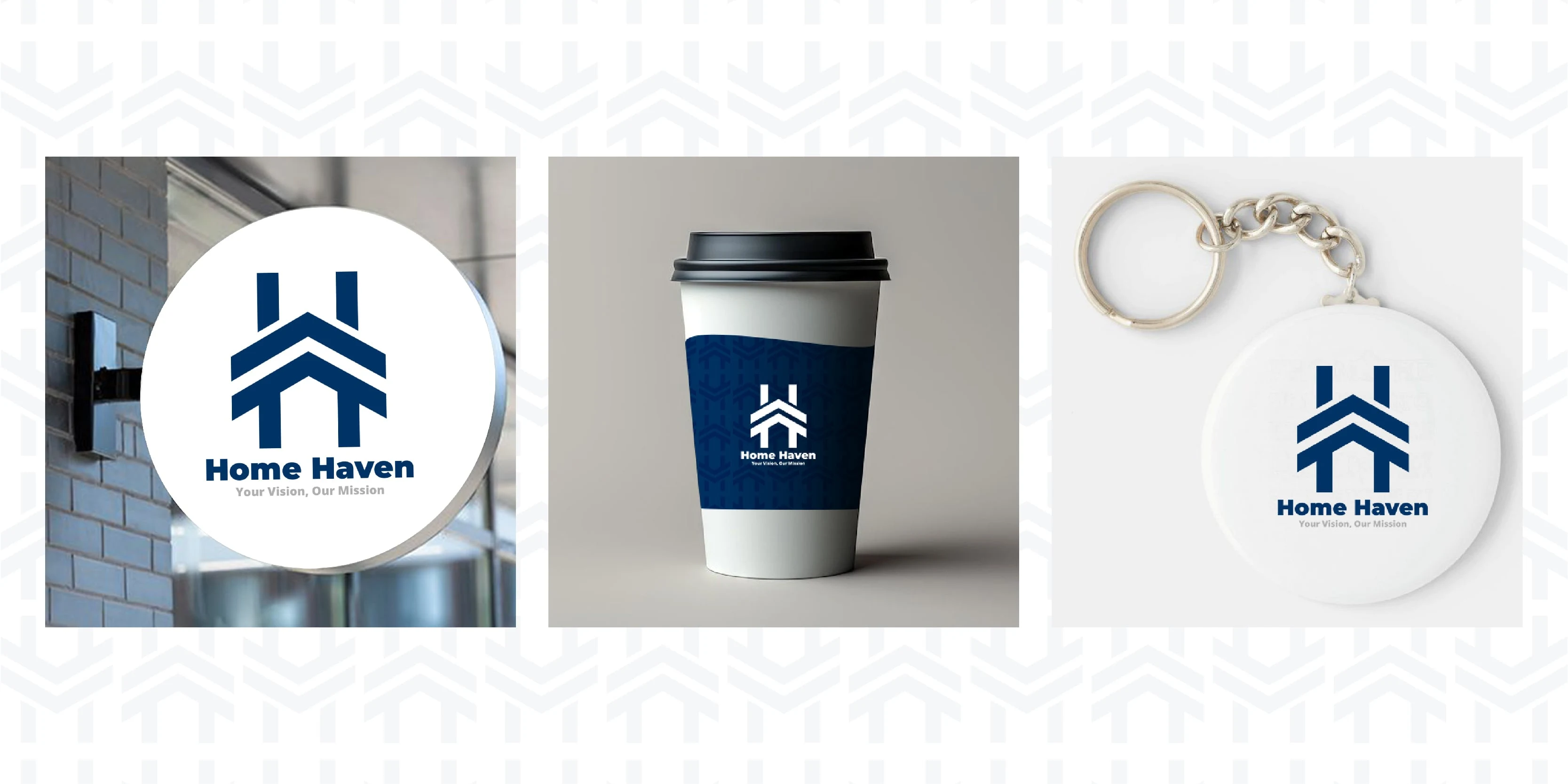 Signage + Coffee Cup + Button(Key Holder) - Home Haven
