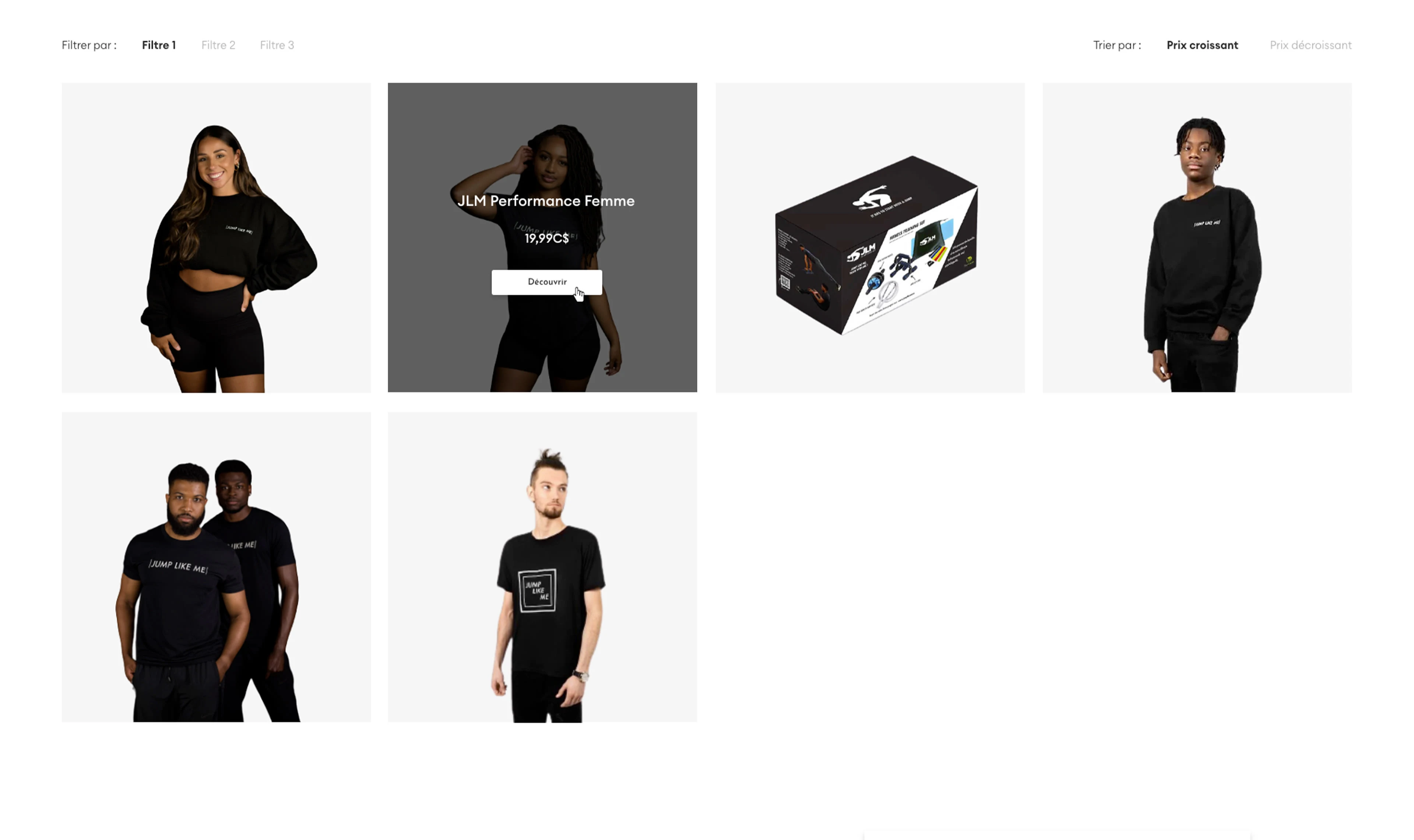 Product Listing Page
