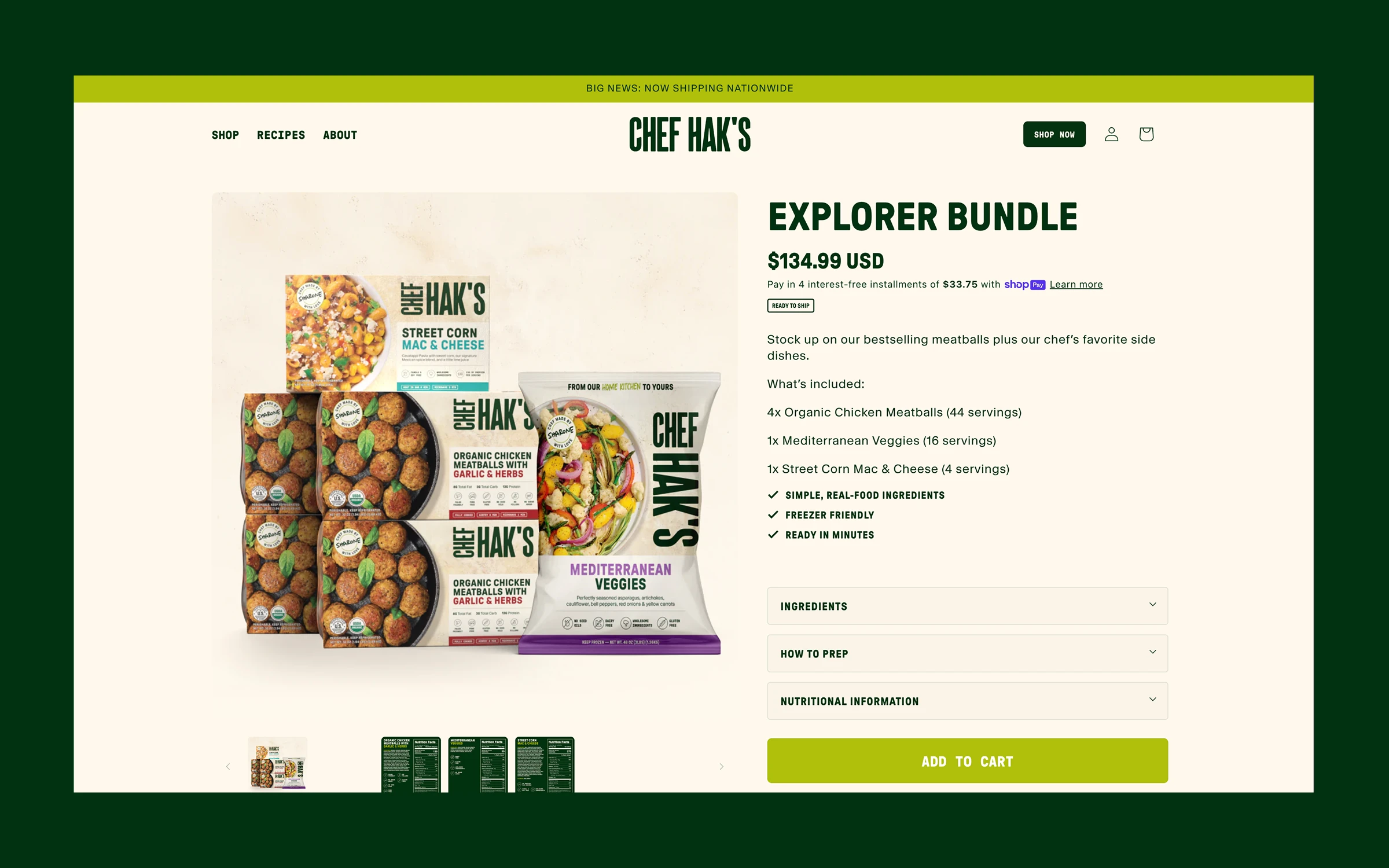 Product Detail Page