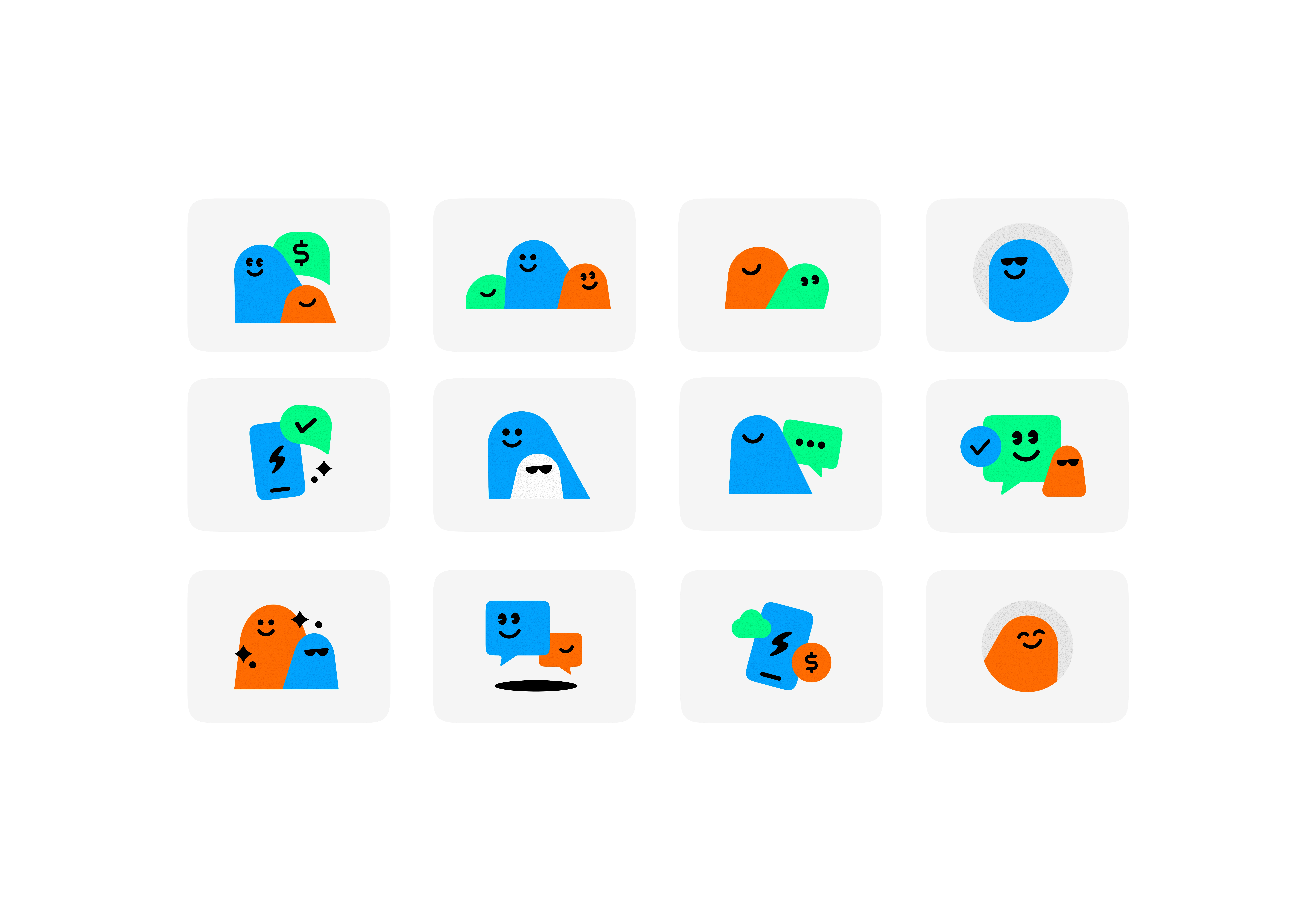 Overview of all the illustrations