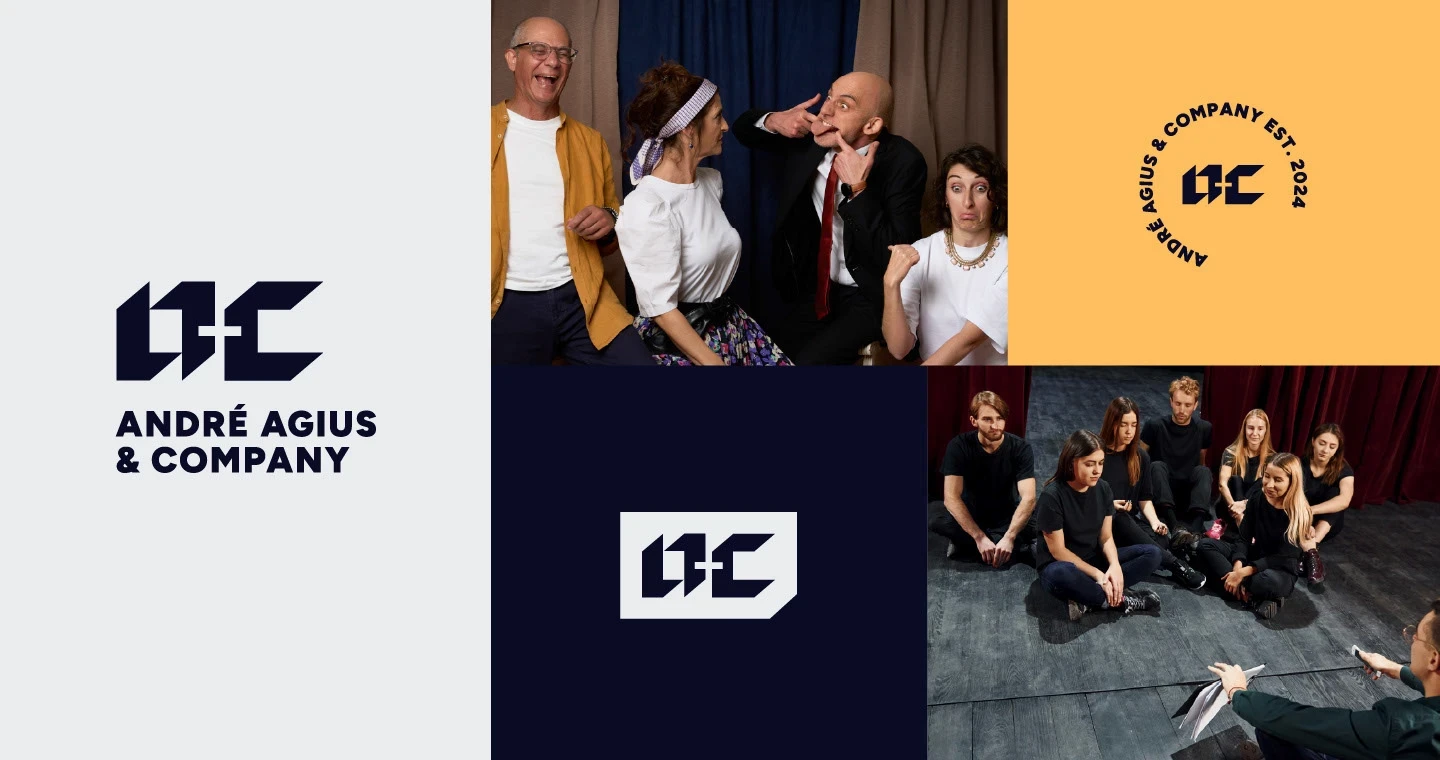 Logo and brand suite for André Agius + Company