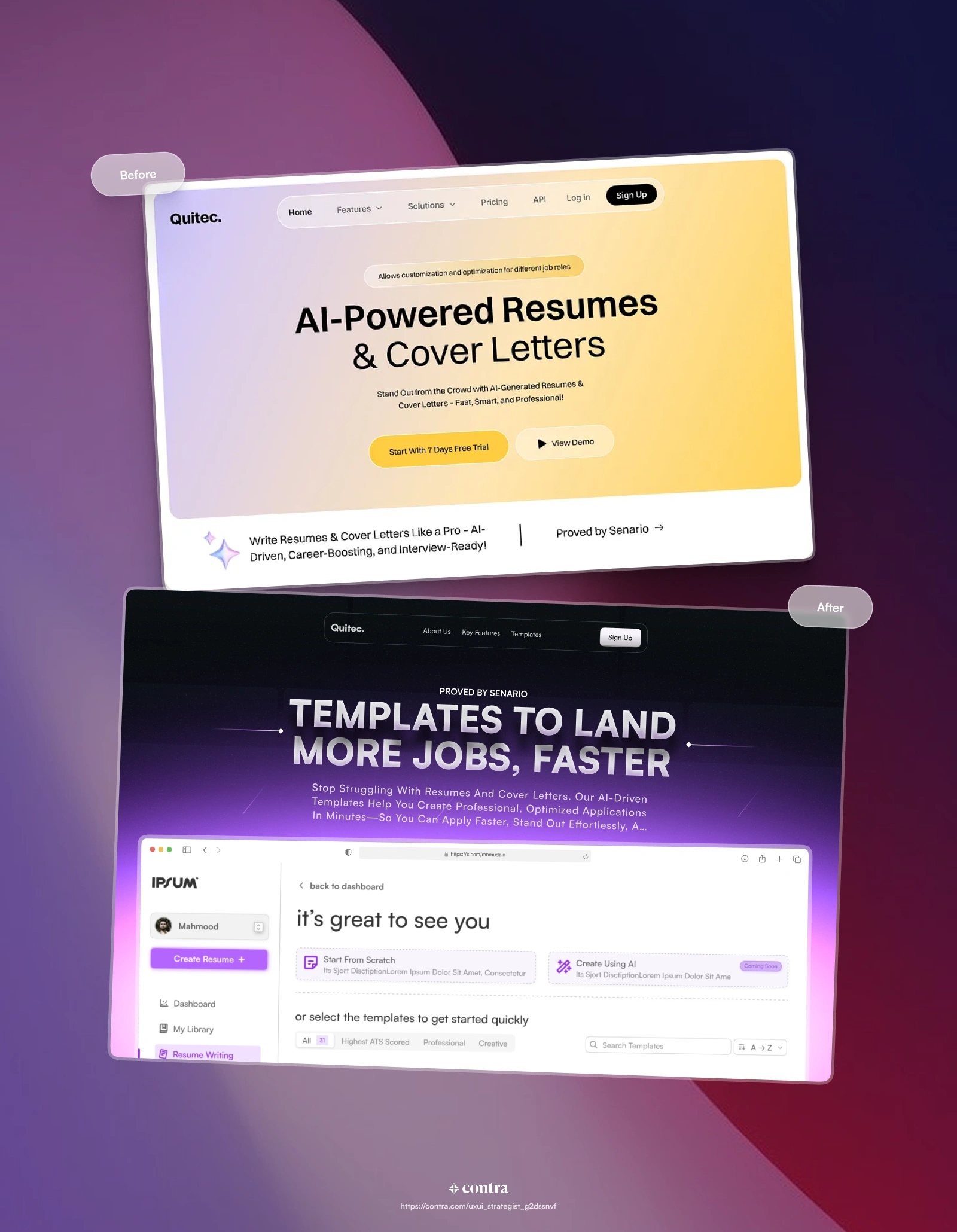 Quitec. Website Redesign / Transformation