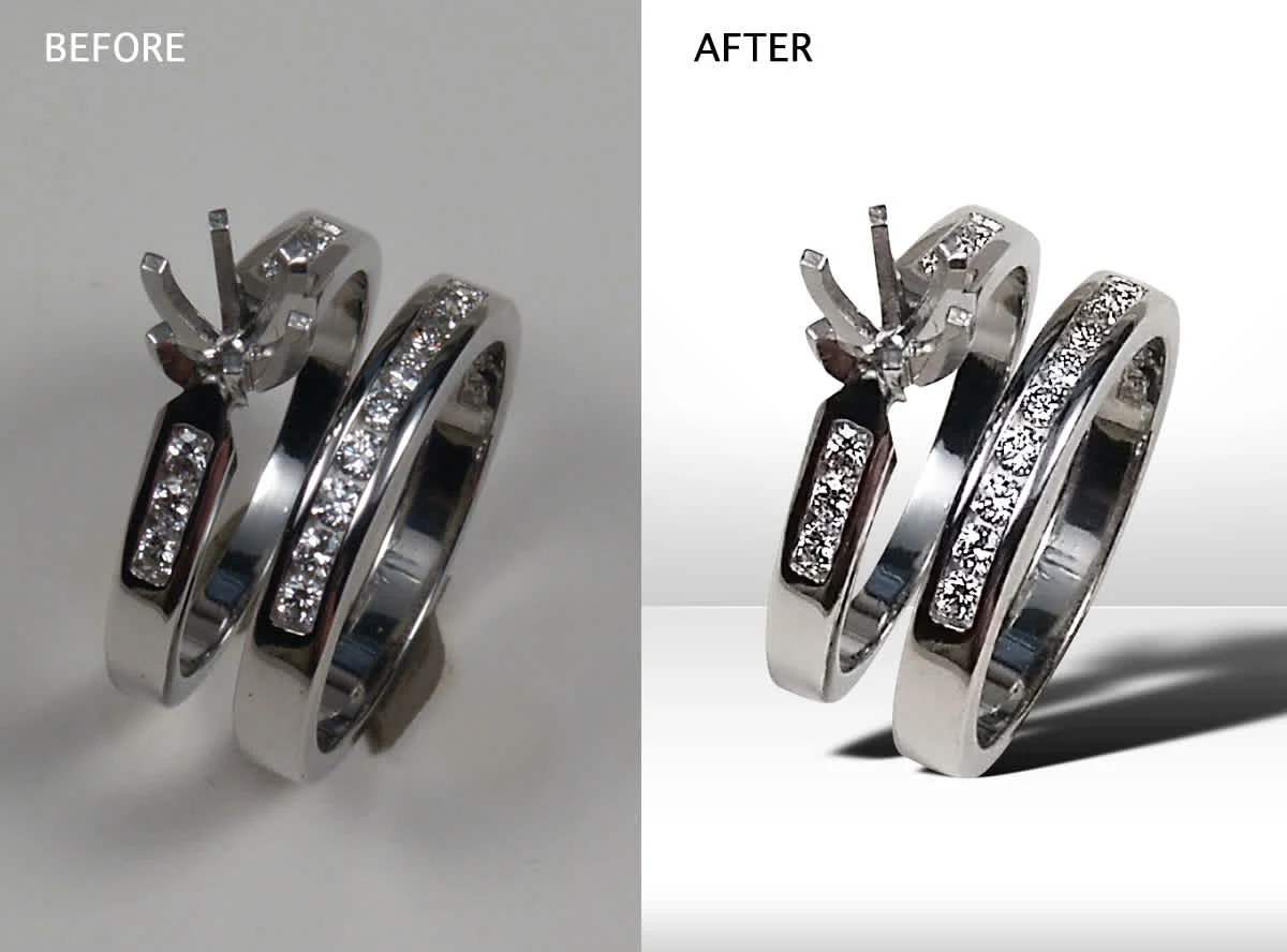 Background had to be removed. Artificial shadow and product sharpening applied. Work performed in Photoshop.