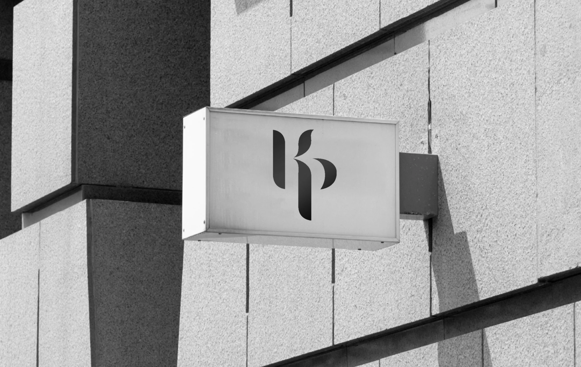 Logo icon on signage