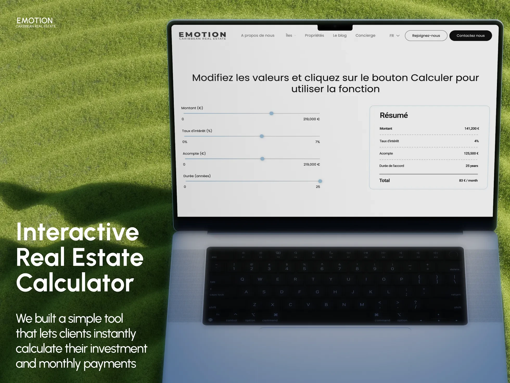 Real Estate for sale website | Web design | UX/UI design | Webflow development website
