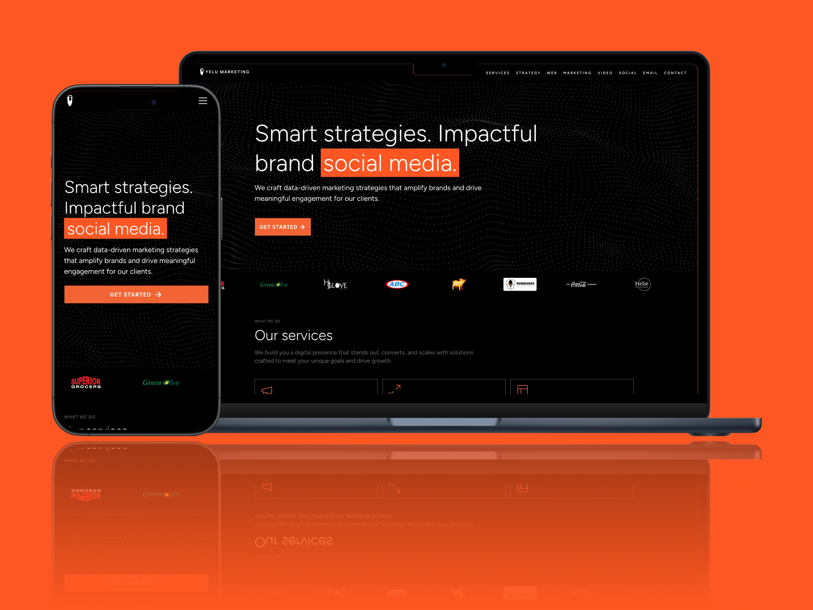 A crisp value proposition and call-to-action combo motif.