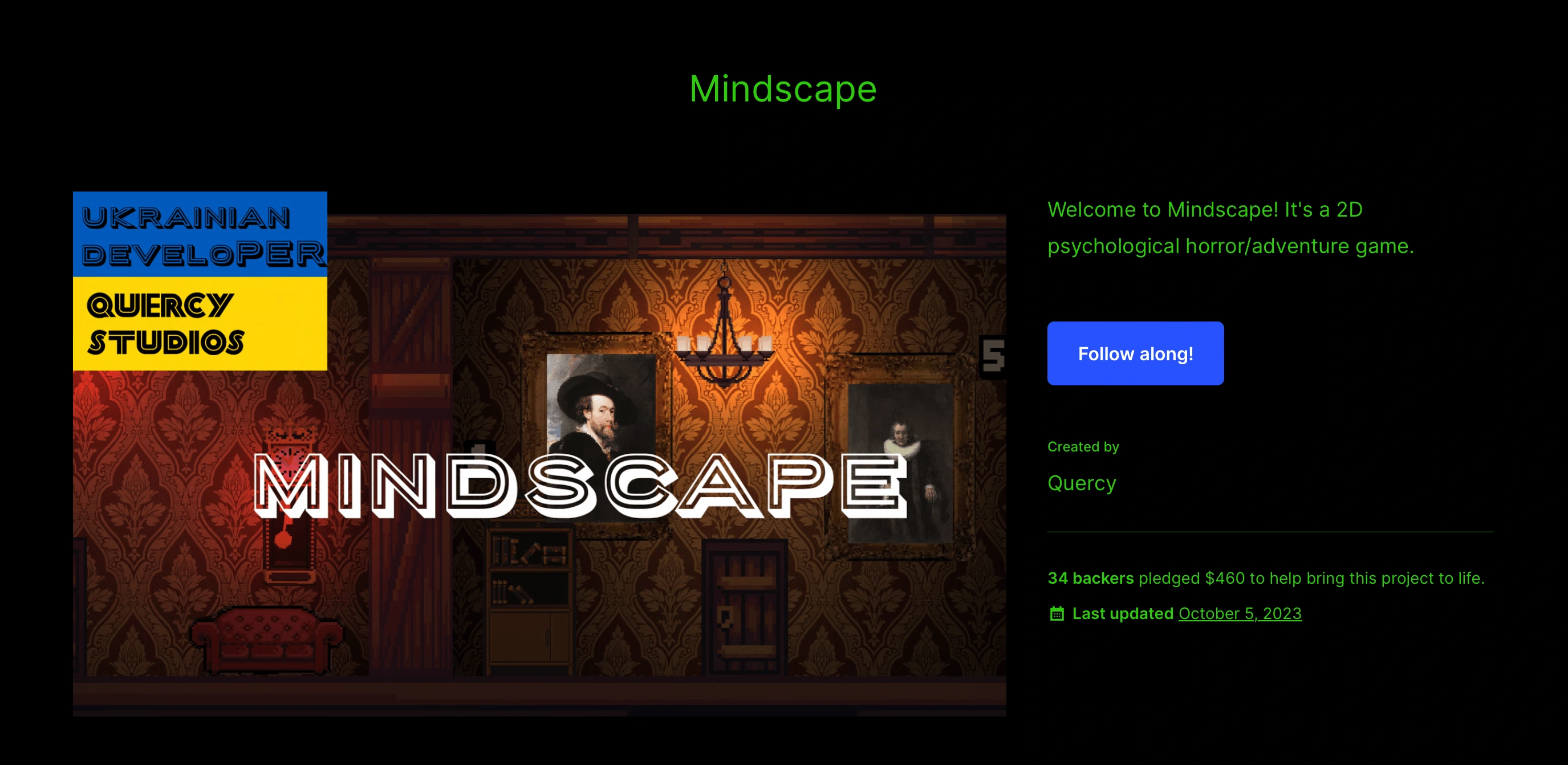 Kickstarter page