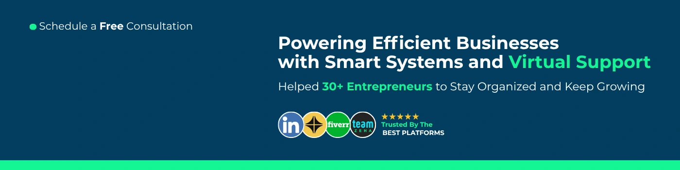 LinkedIn Profile Cover For Virtual Assistant 