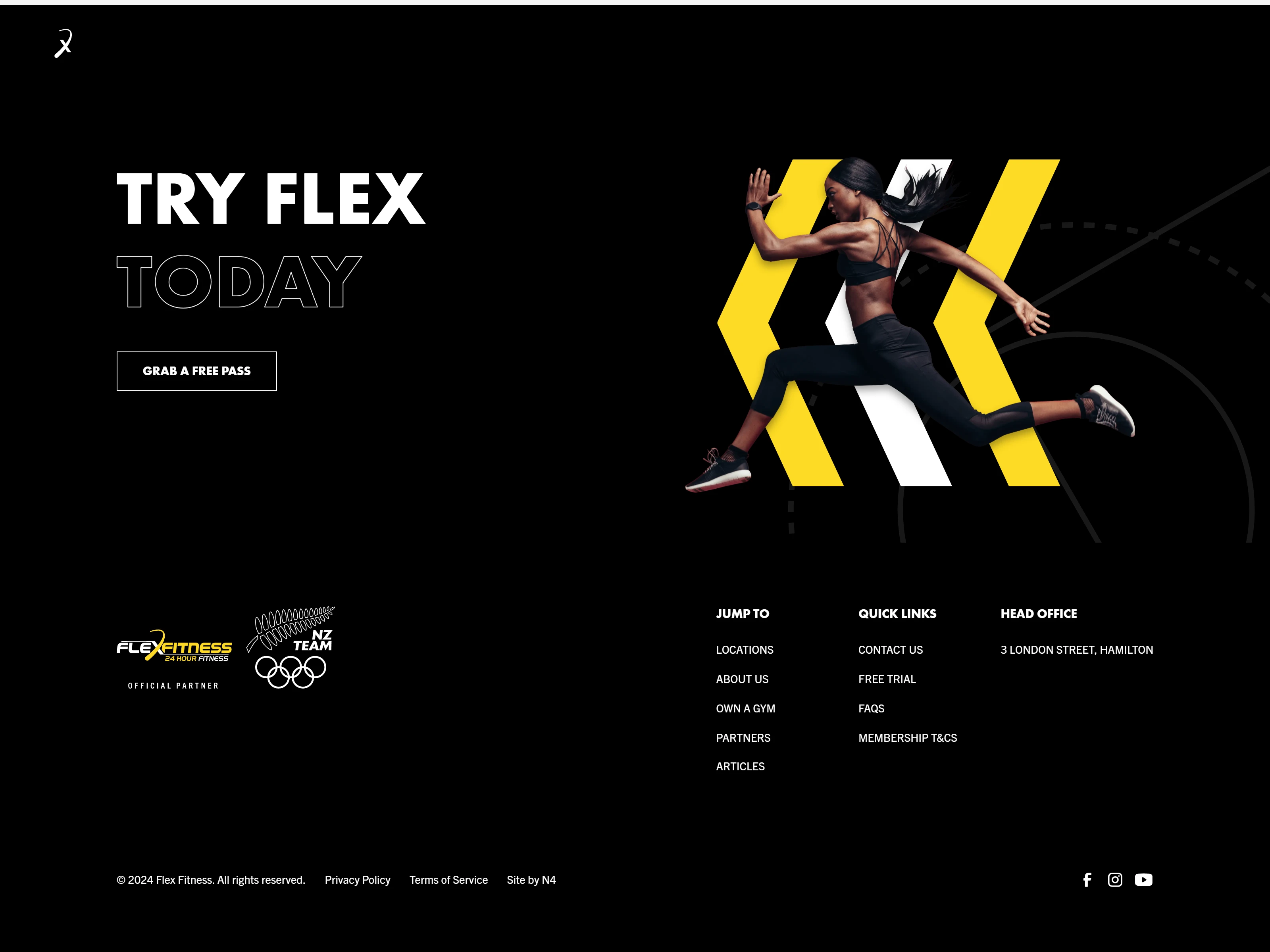 Footer with eye-catching animated CTA