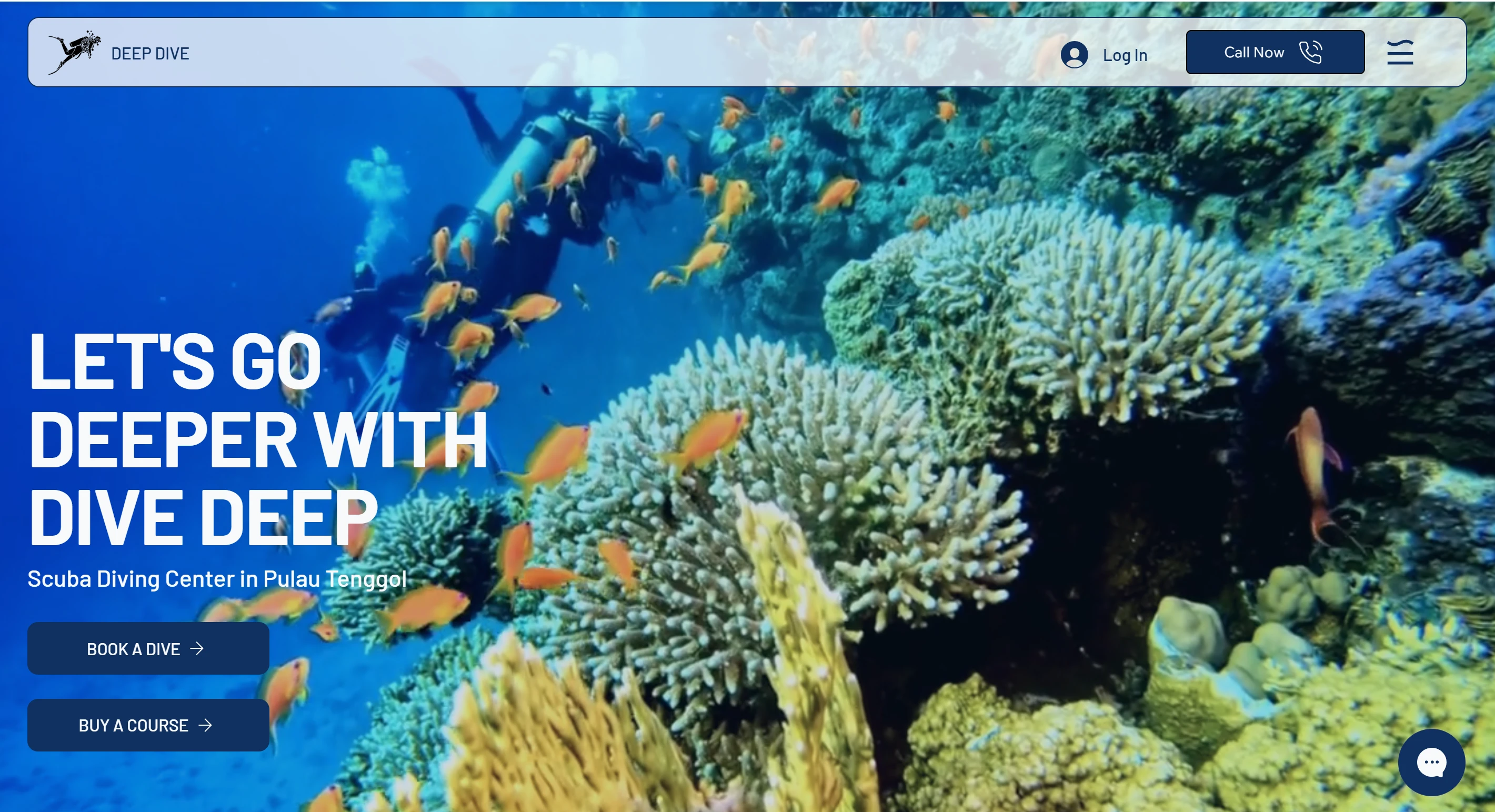 Interactive Scuba Diving School Website