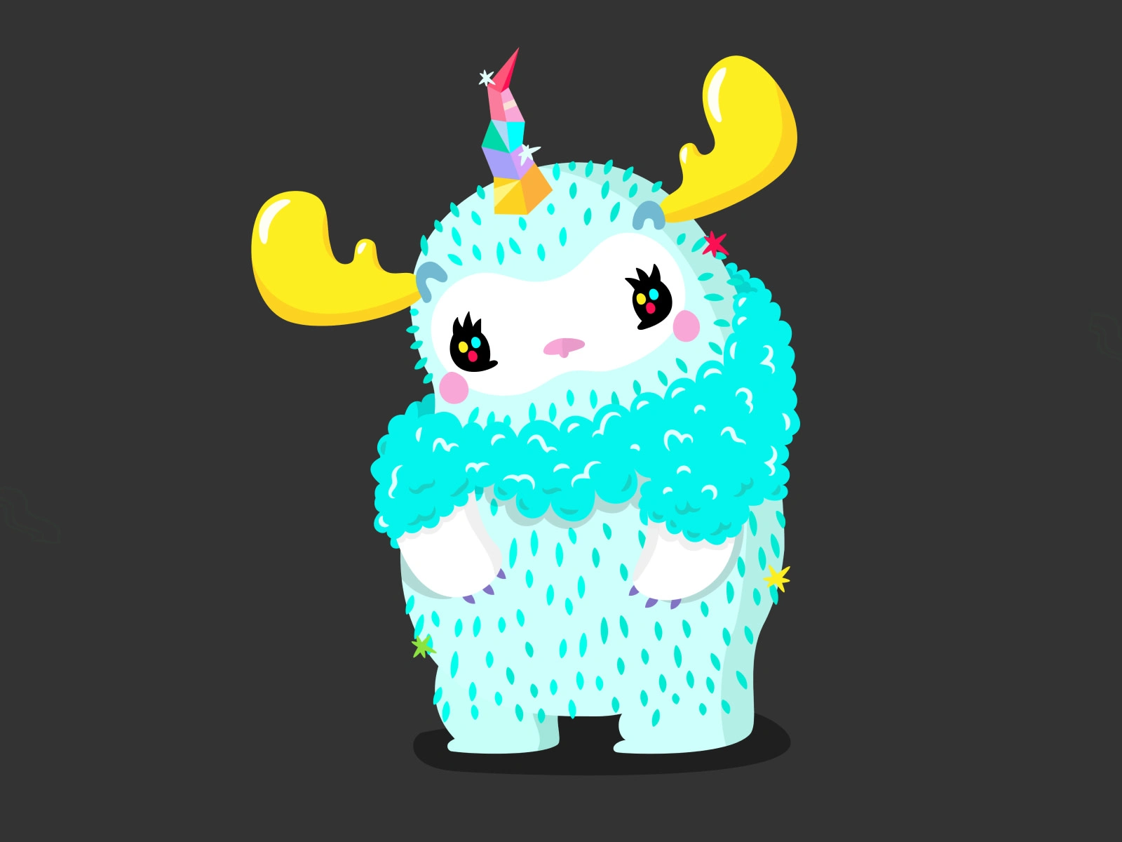 Prismbear - native wildlife discovered by the Tuponians