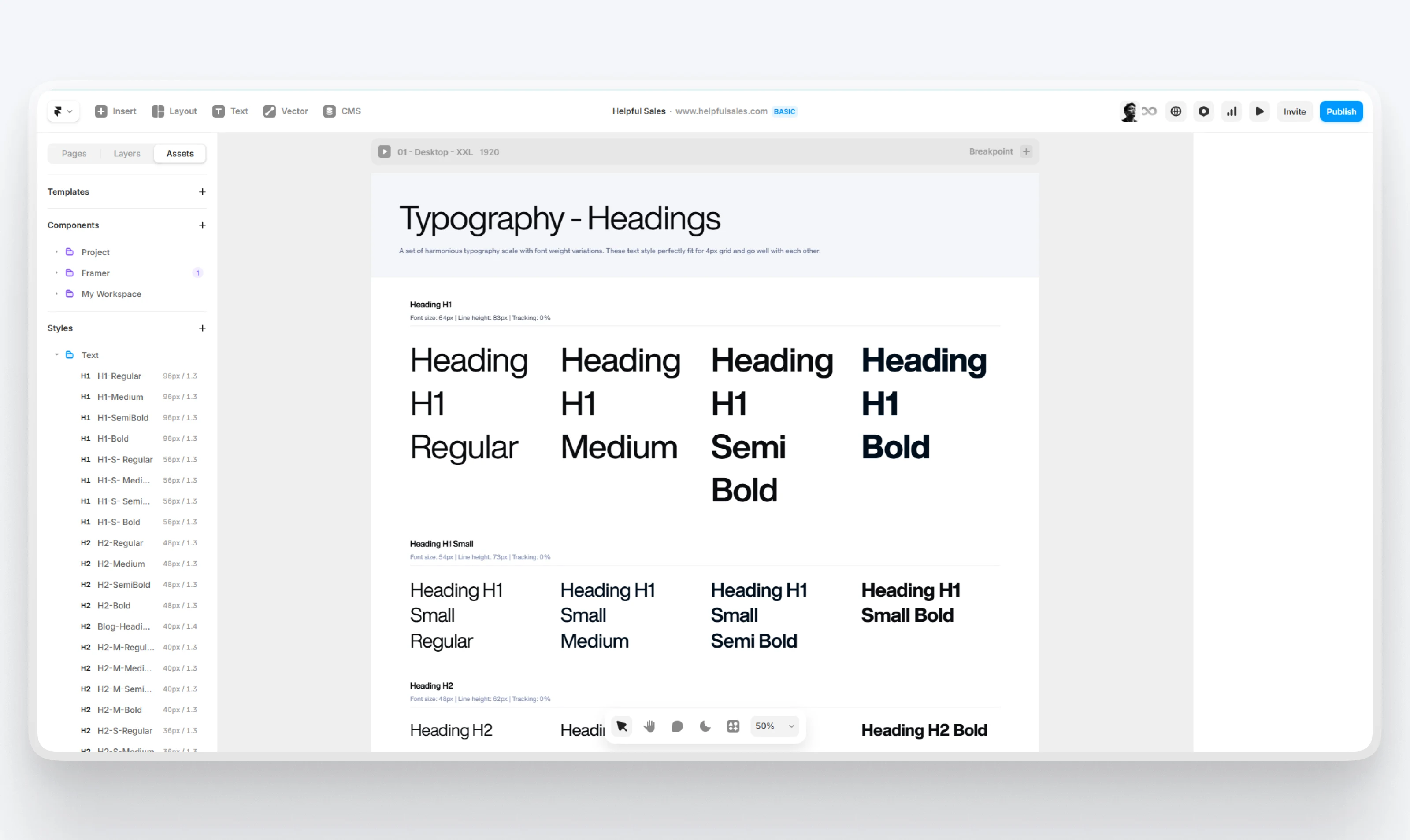 Design System in Framer