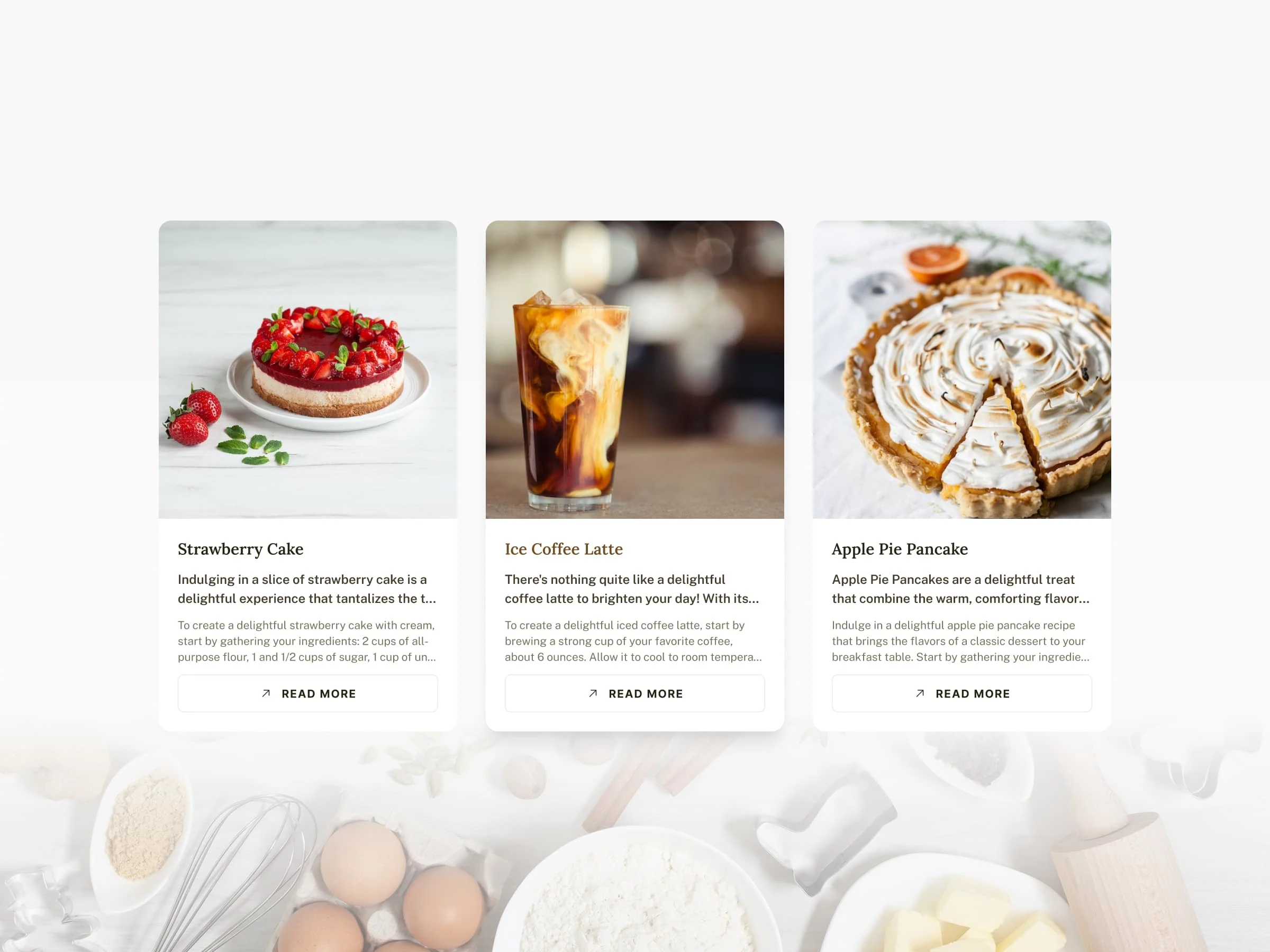 Recipe for ideas component
