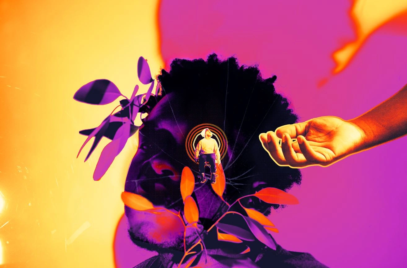 Saved from Myself, Digital Illustration and Watercolor