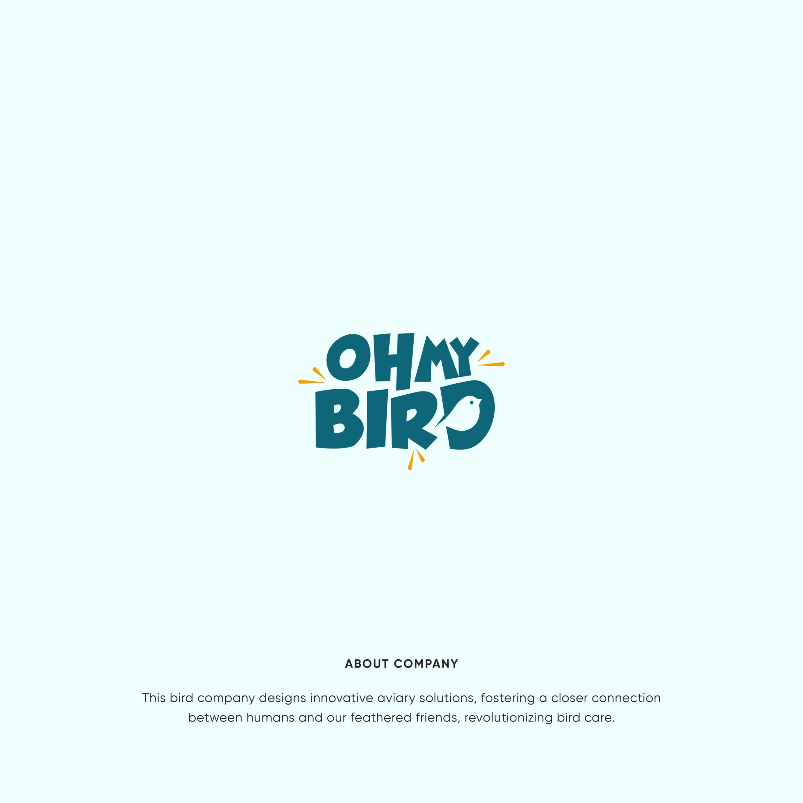 OH MY BIRD Logo Design