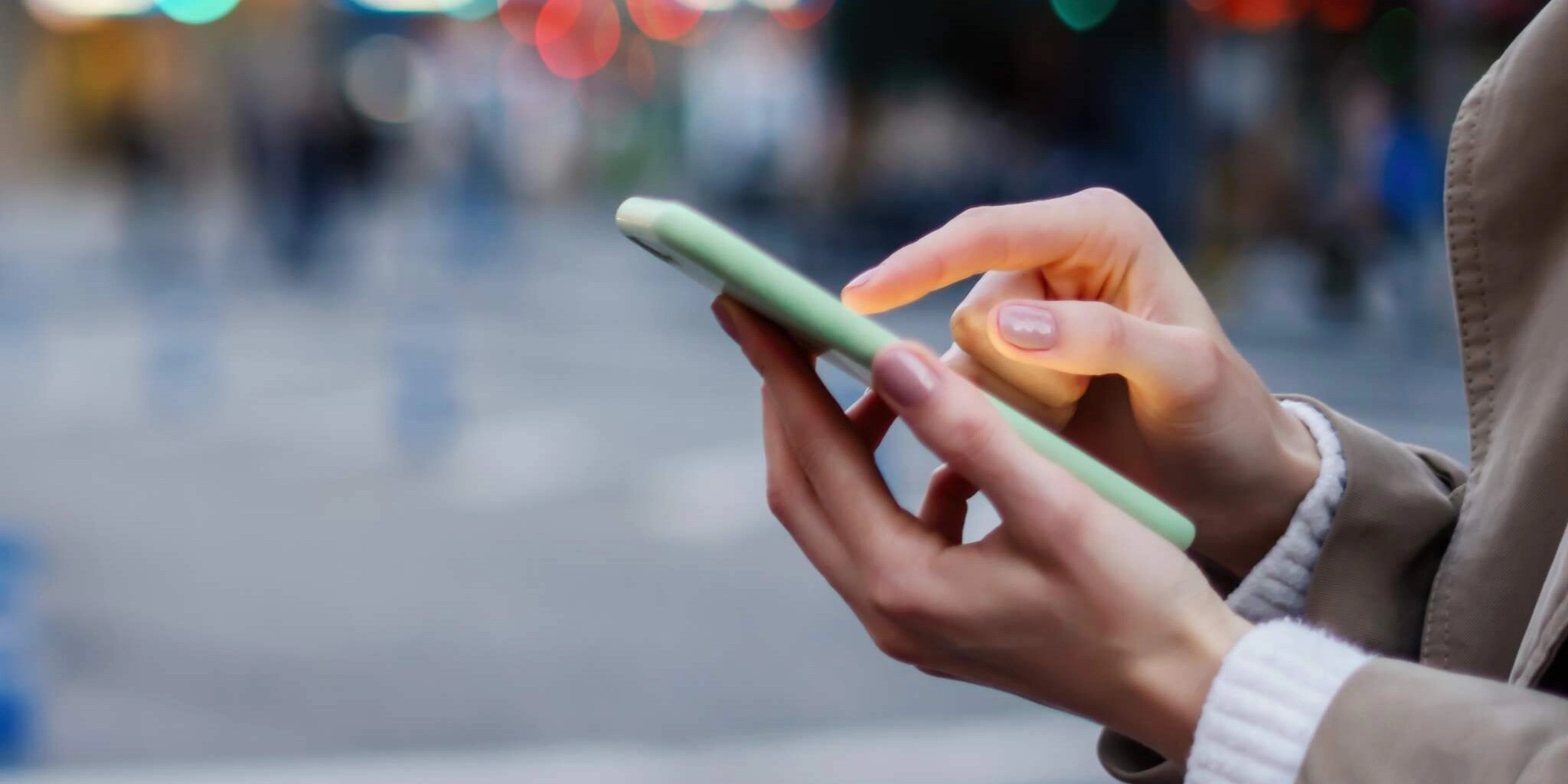 a tourist looking at a weather app on their phone, relieved that they purchased hurricane travel insurance before when booking their trip