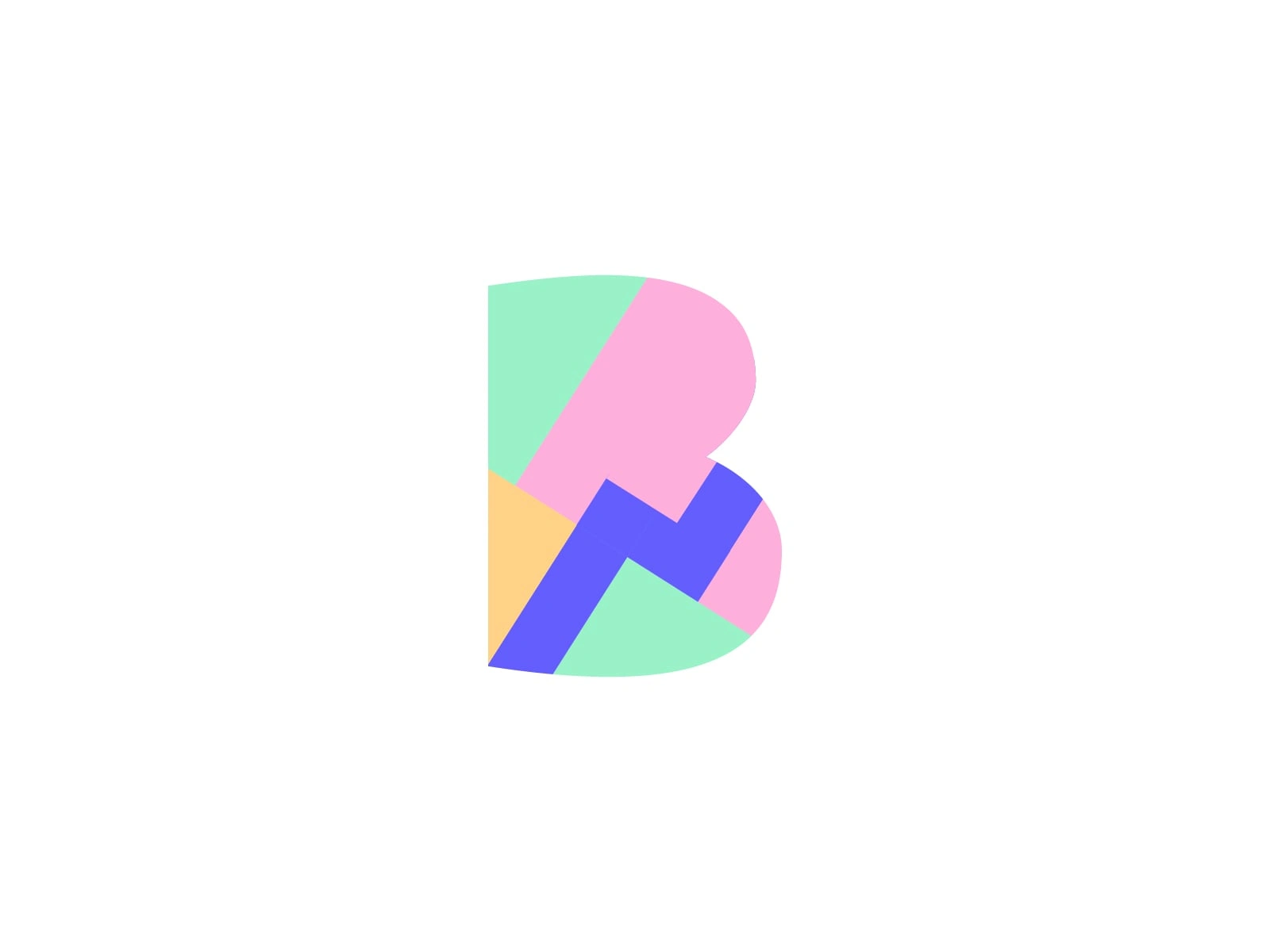 b logo
