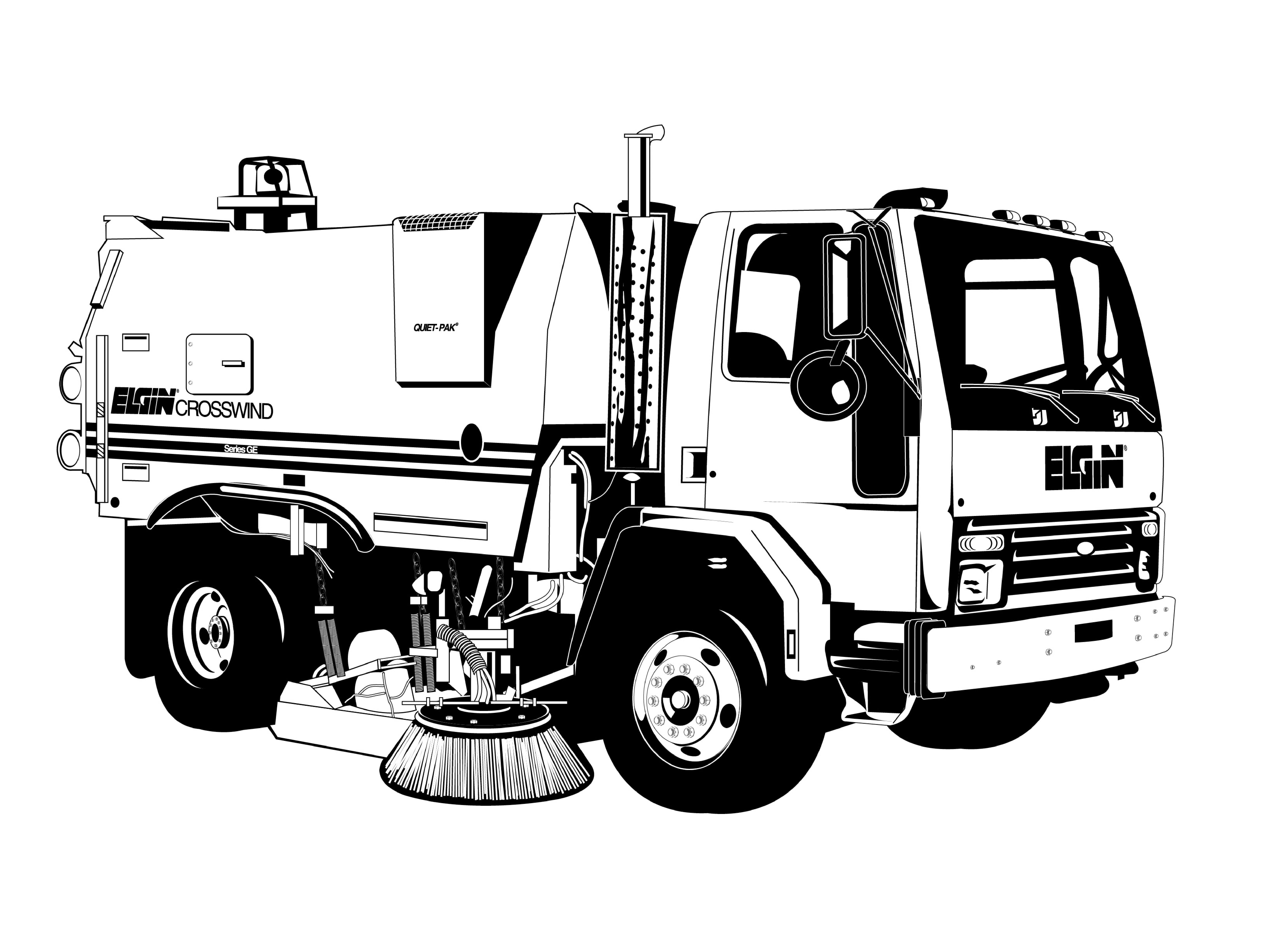 Digital Illustration of Machine