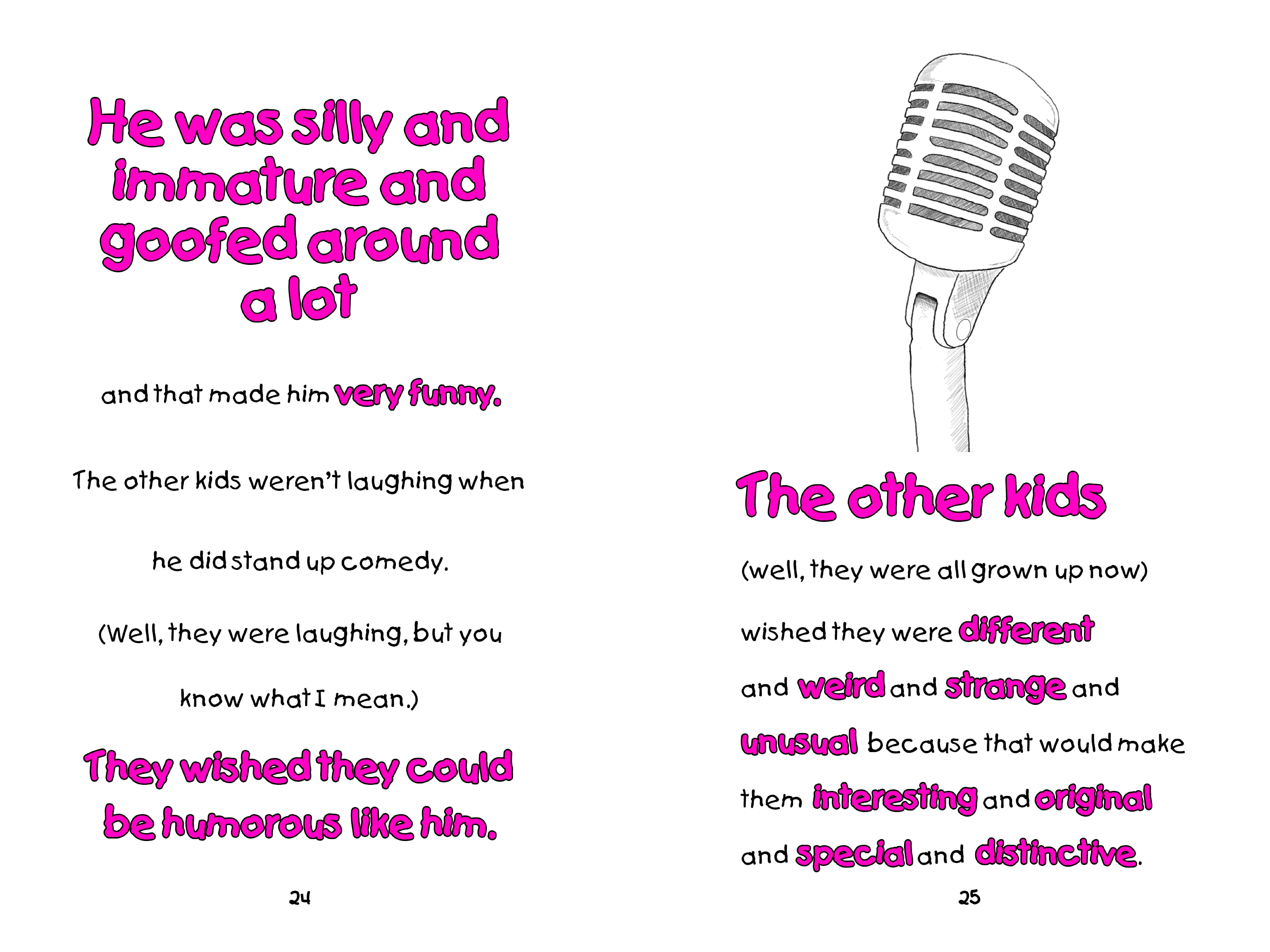 The Freak Factor for Kids Book Illustrations