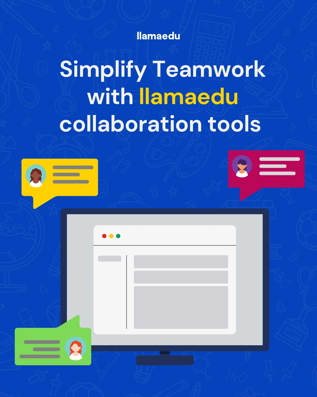 A poster showing the tool