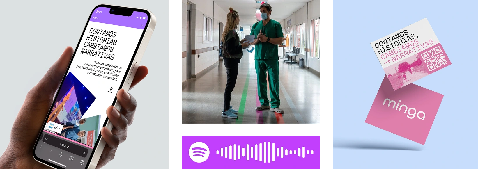 Web Refresh + Business Cards + Spotify update