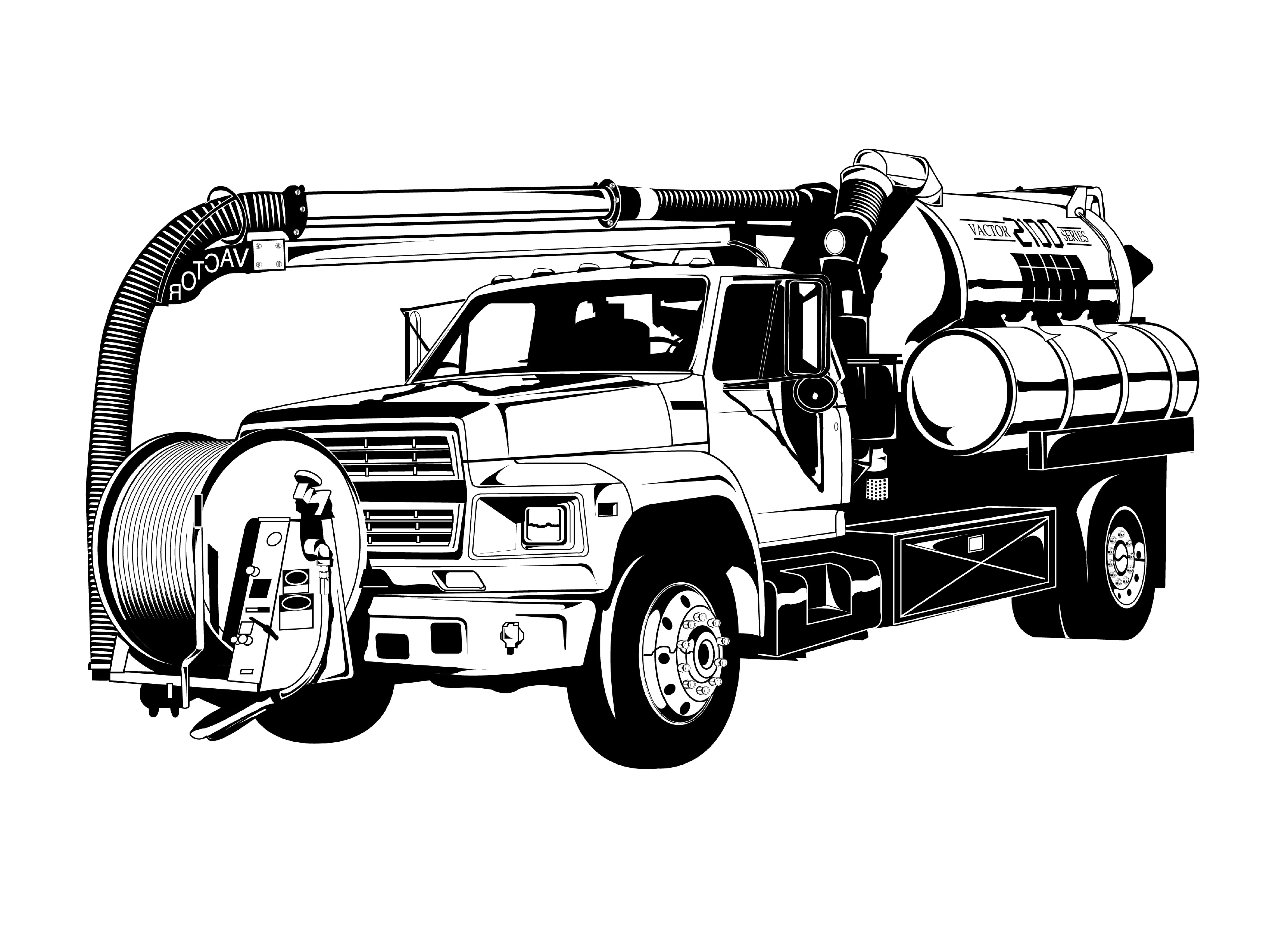 Digital Illustration of Machine