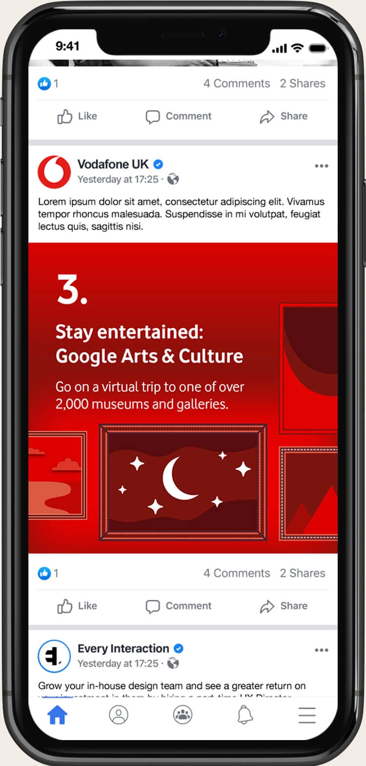 Facebook post - Insitus 