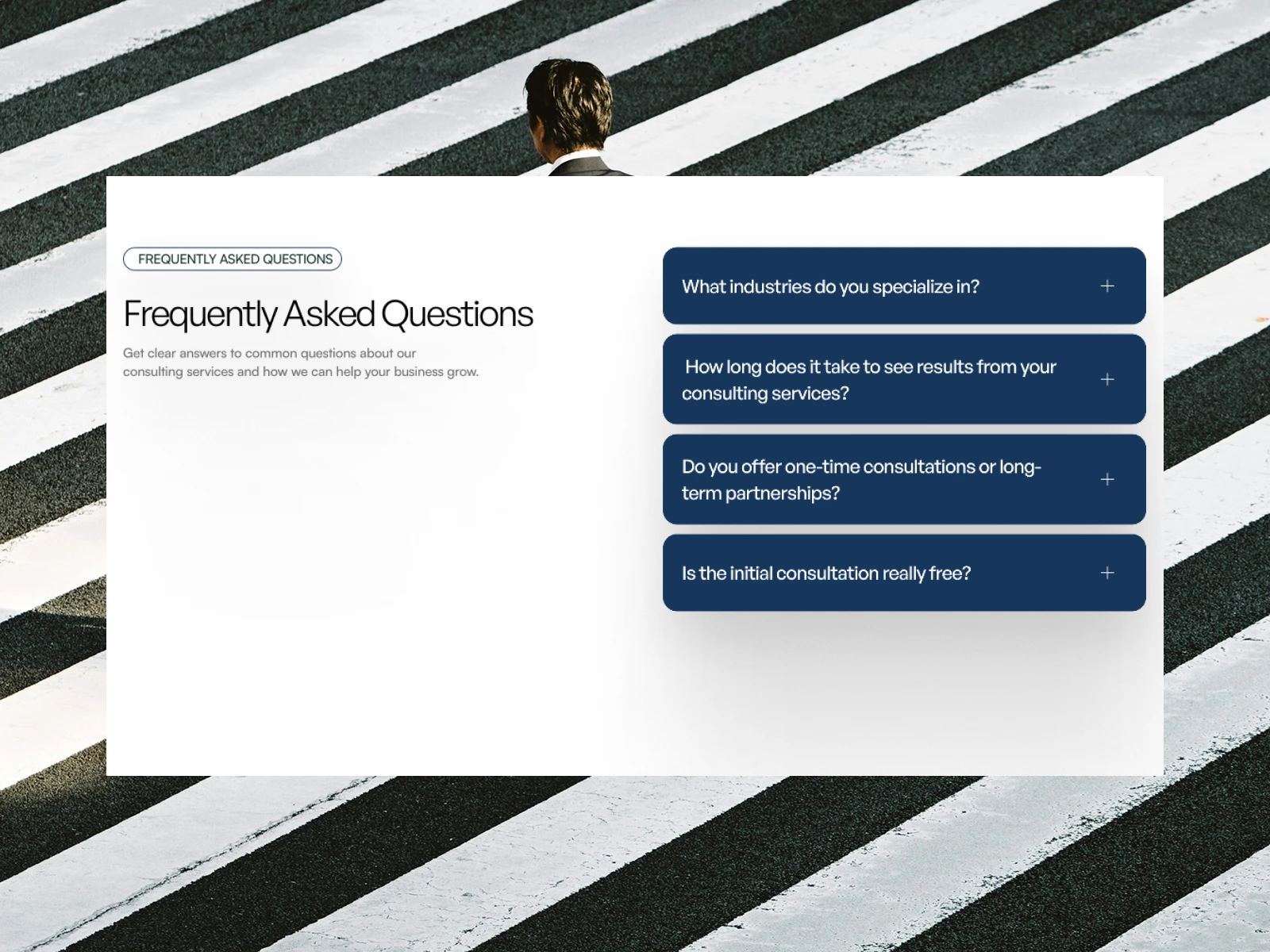 FAQ section