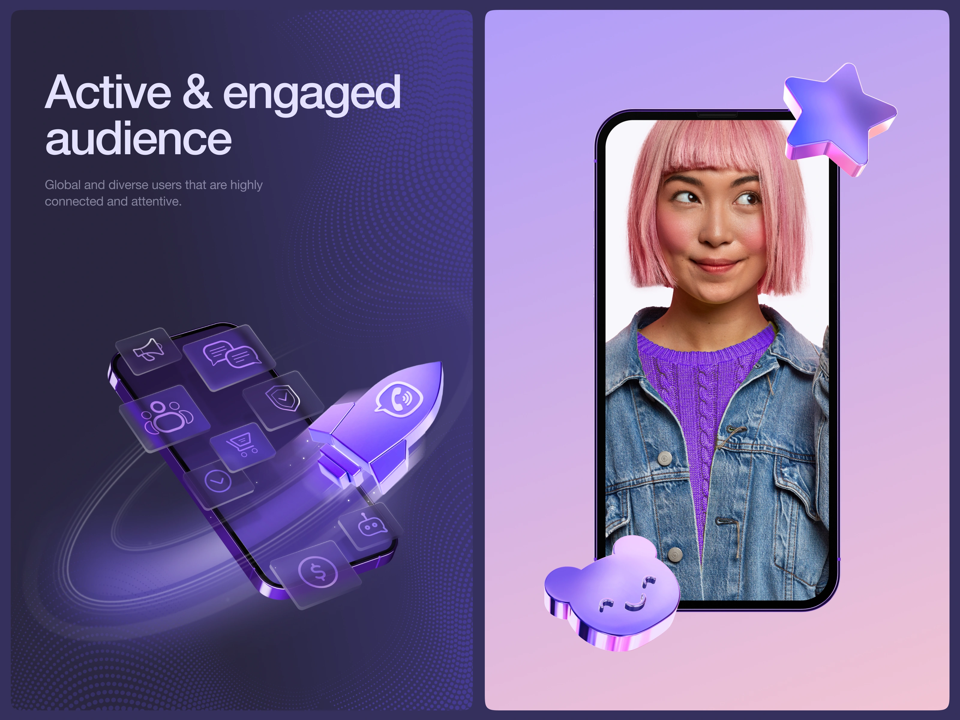 Marketing communication assets for Viber for Business