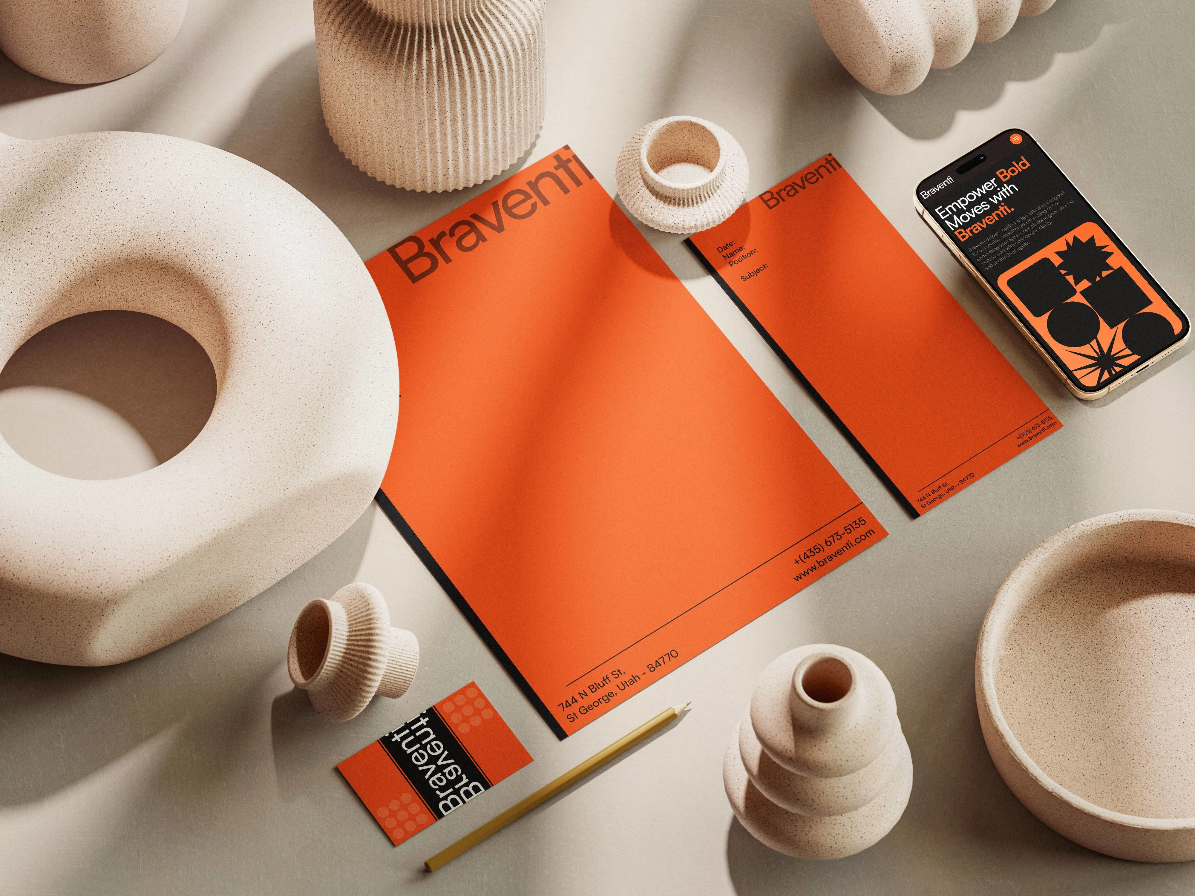 Modern aesthetic Stationery set