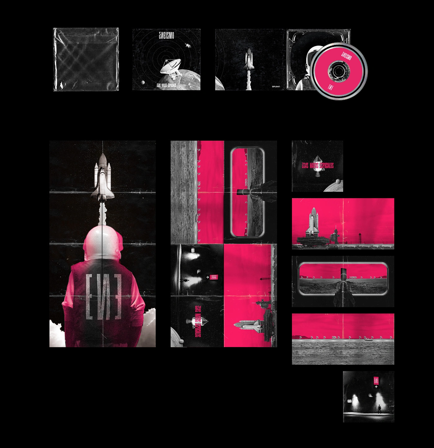 Physical Album Design Package: Comprehensive layout design for the CD, accompanying book, and a fan-focused, fanzine-style fold-out poster, maximizing the tactile experience of the release.