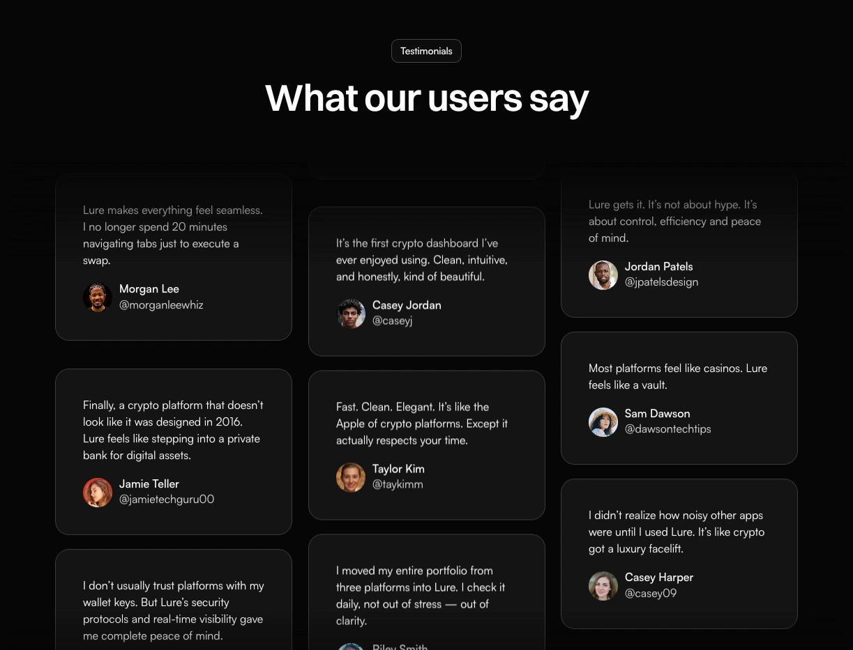 Testimonials