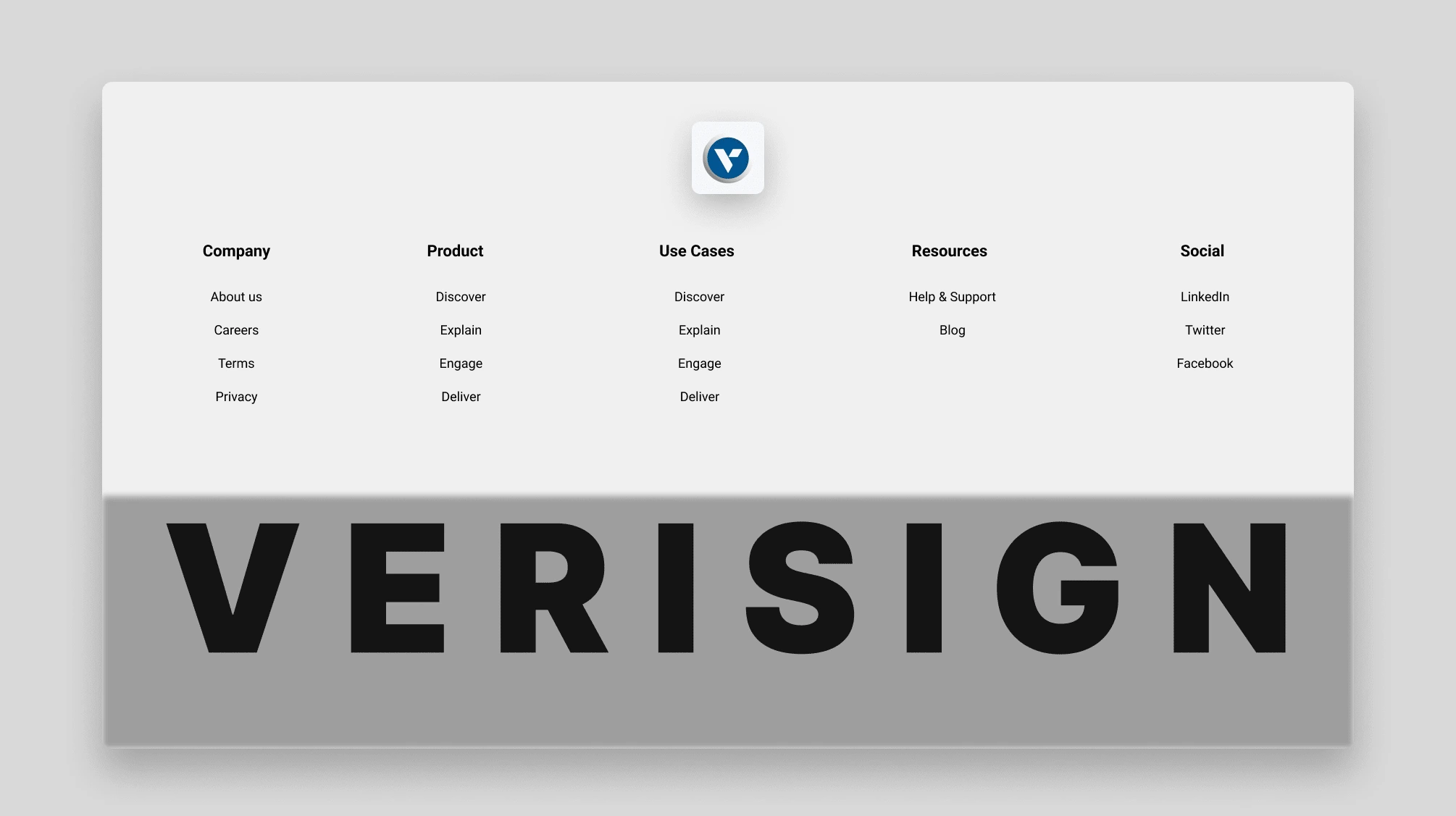 Dasktop Footer Section