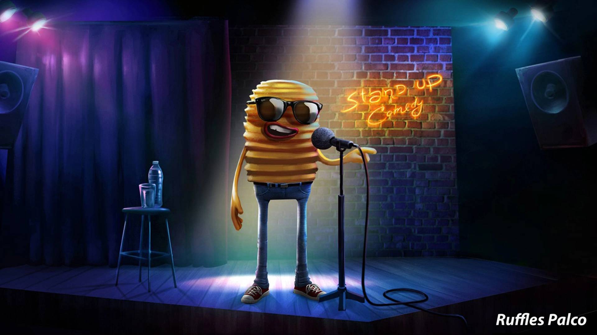 Batatito lives "The Stand-up Comedy" - Concept 2D 