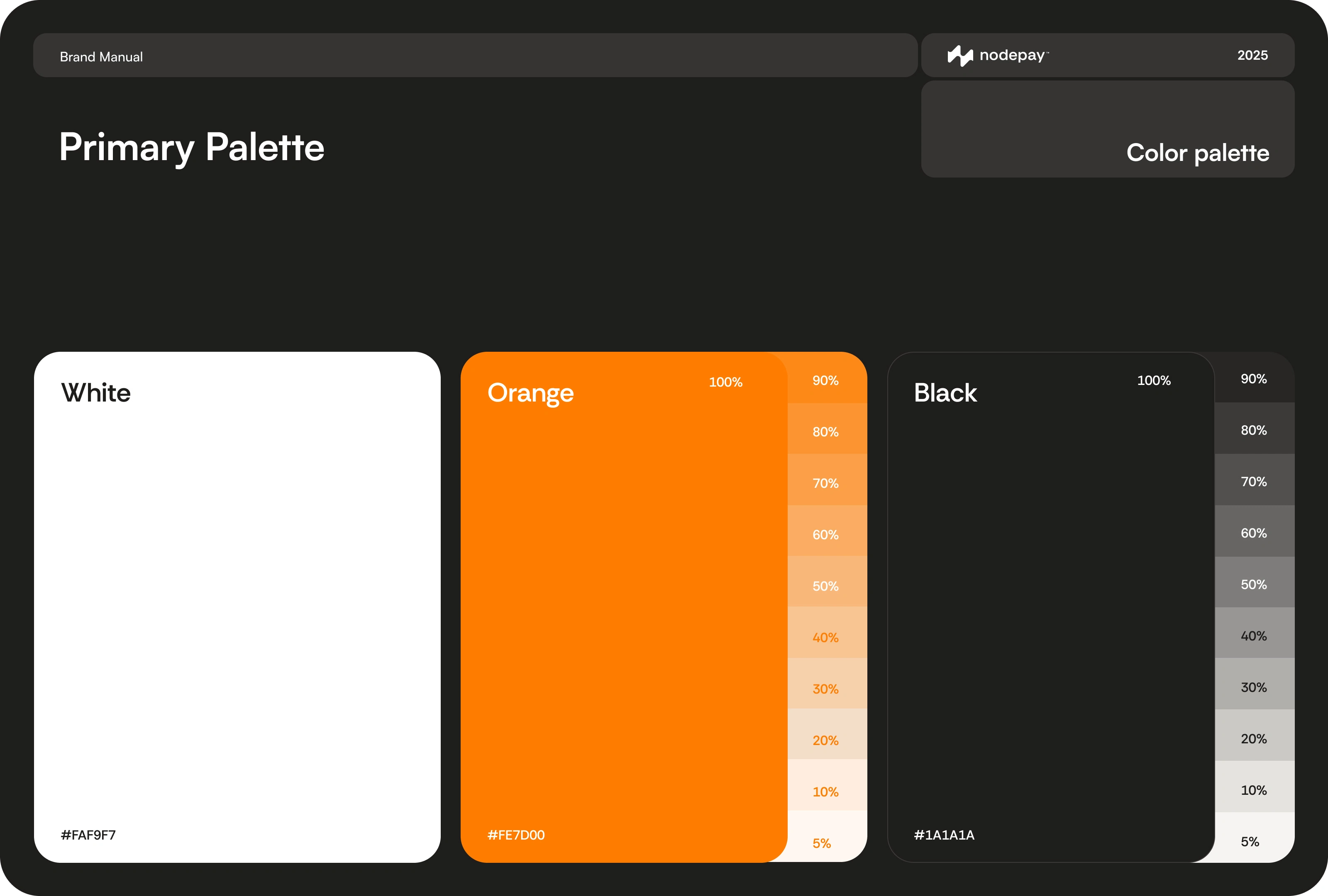 Primary Color Palette