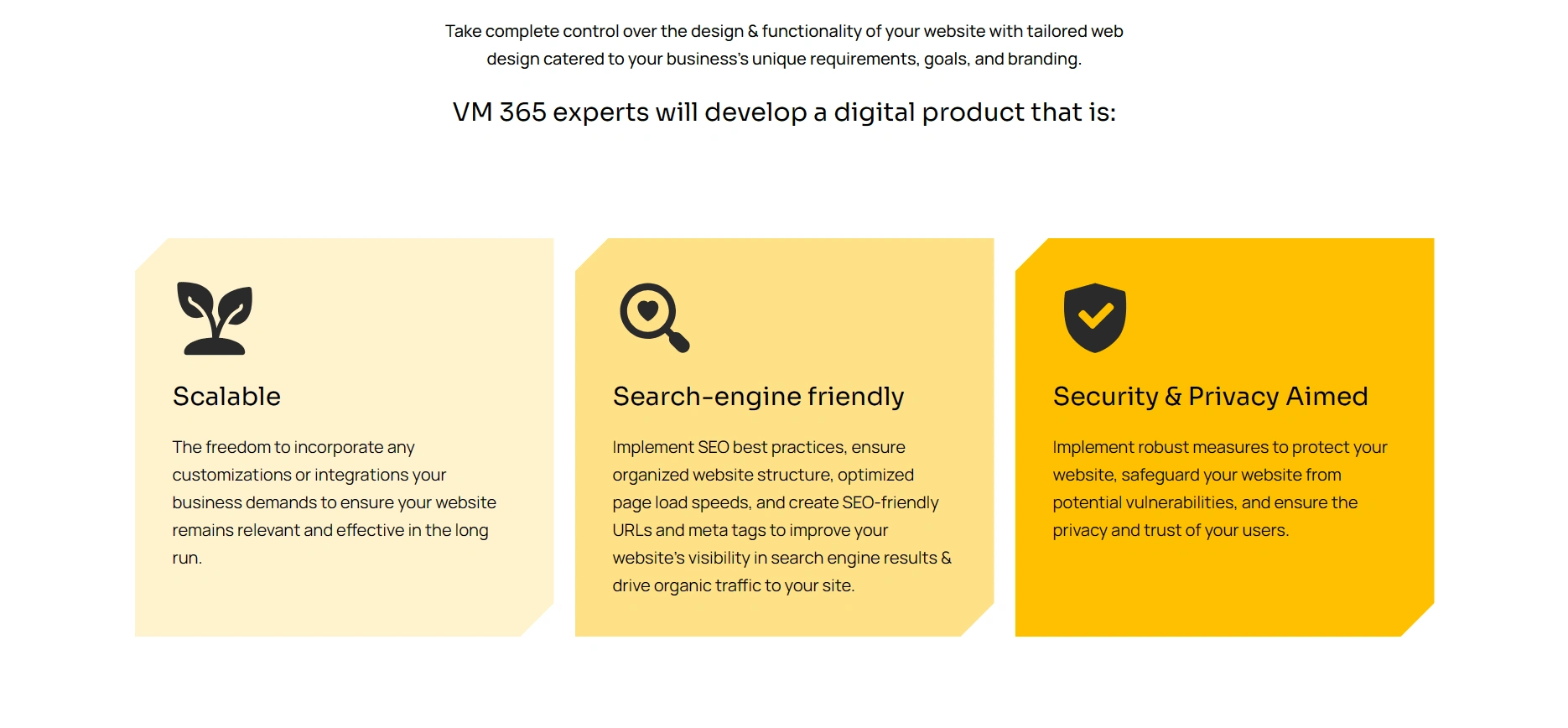 Design & Development Service Page