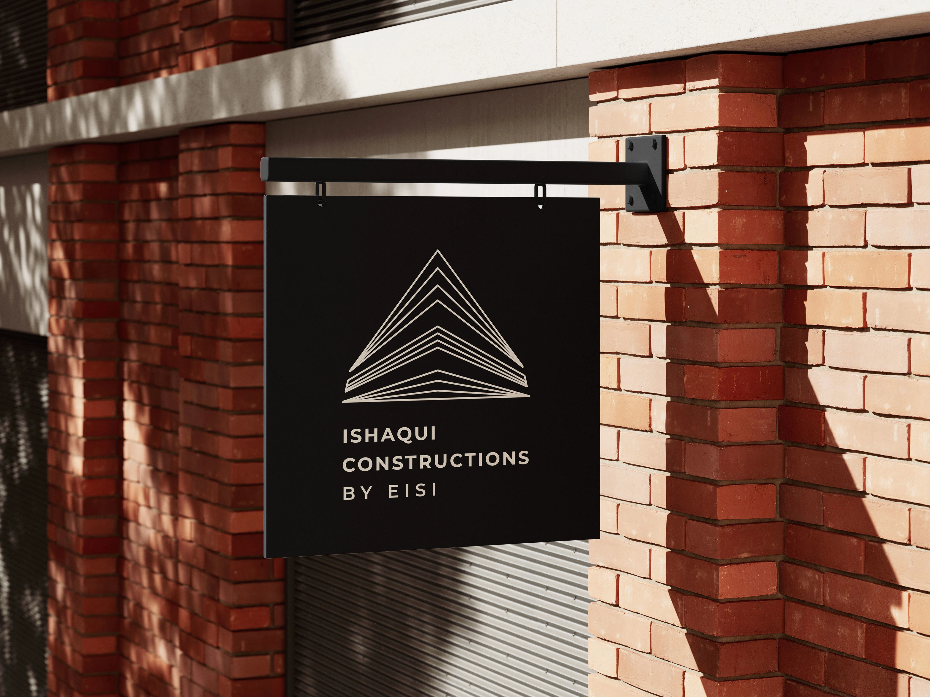 Logo design on house number plate