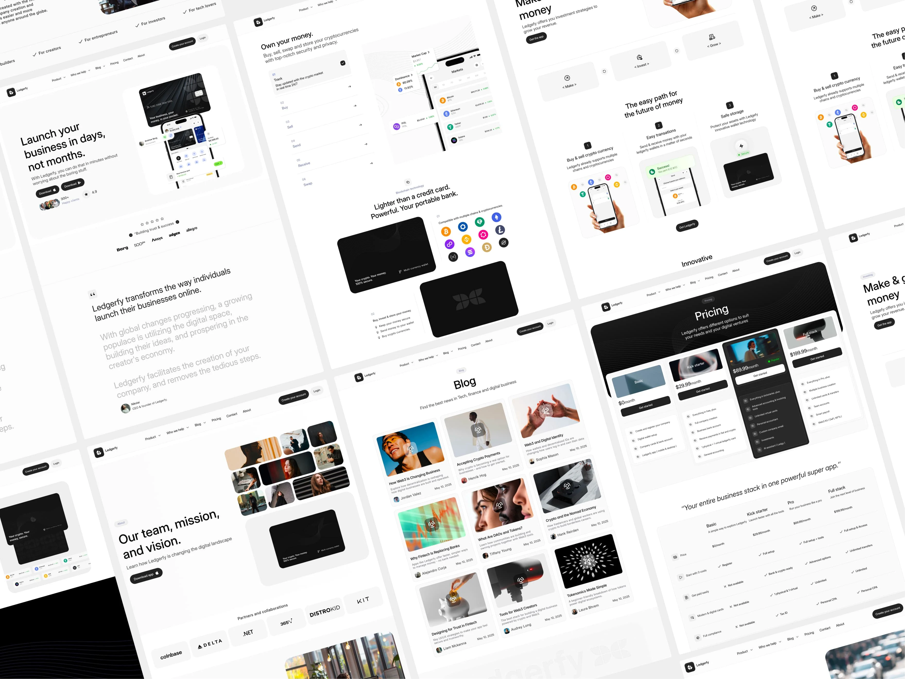 Website pages