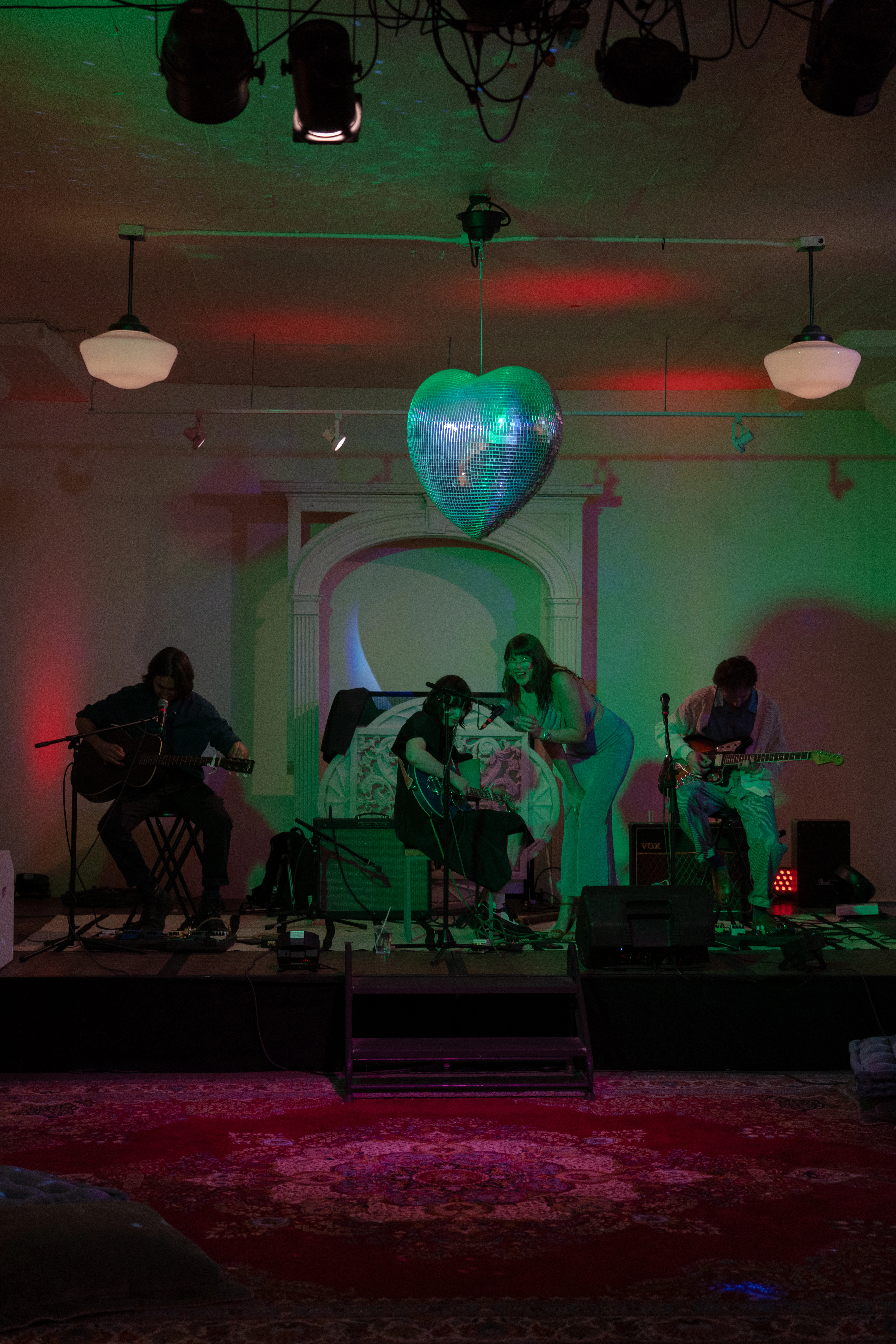 Photo of Dad Bod & Isabel Betstill by Heidi Drechsel at Care-Full: An Art Gala