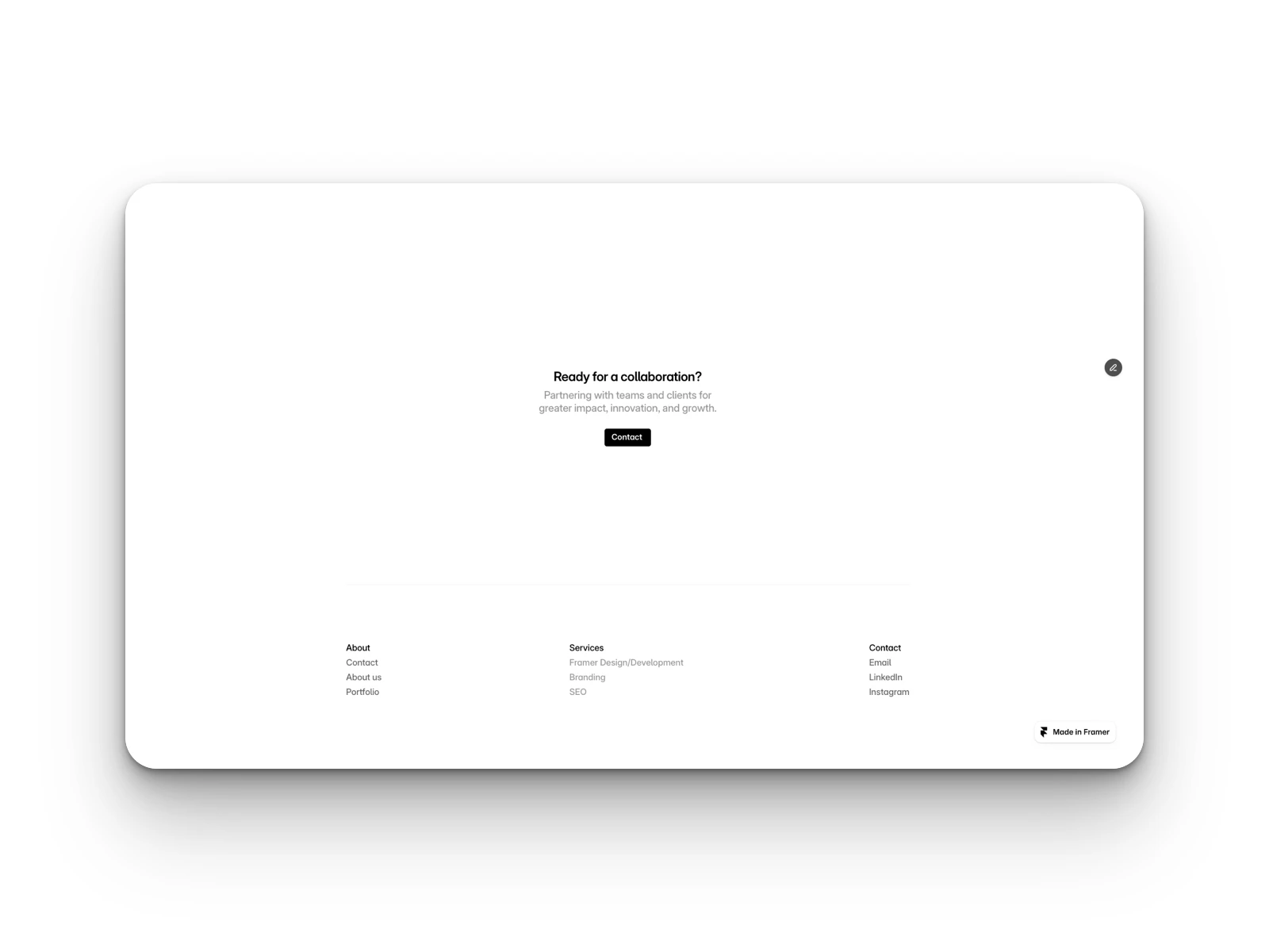 Want to collaborate on your new website? Let’s chat.