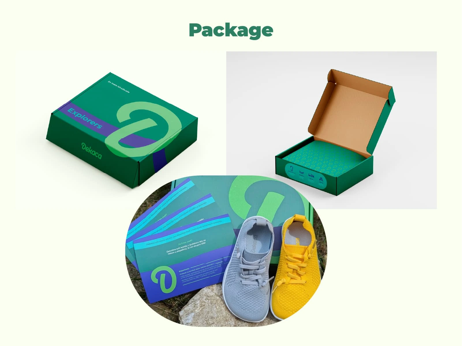 New packaging and welcome cards