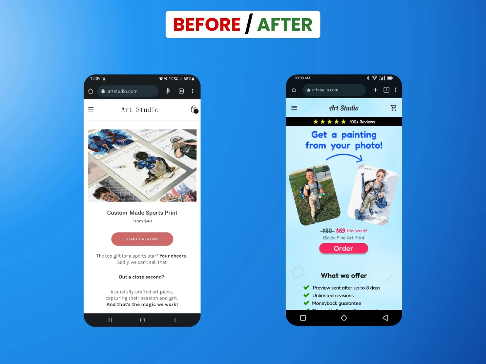 Before / After