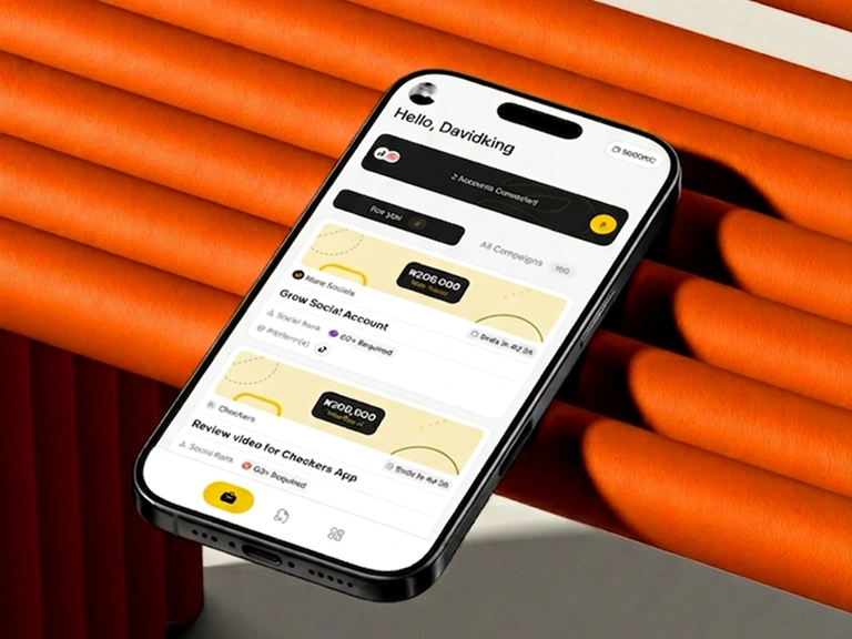 Mockup of the new home page