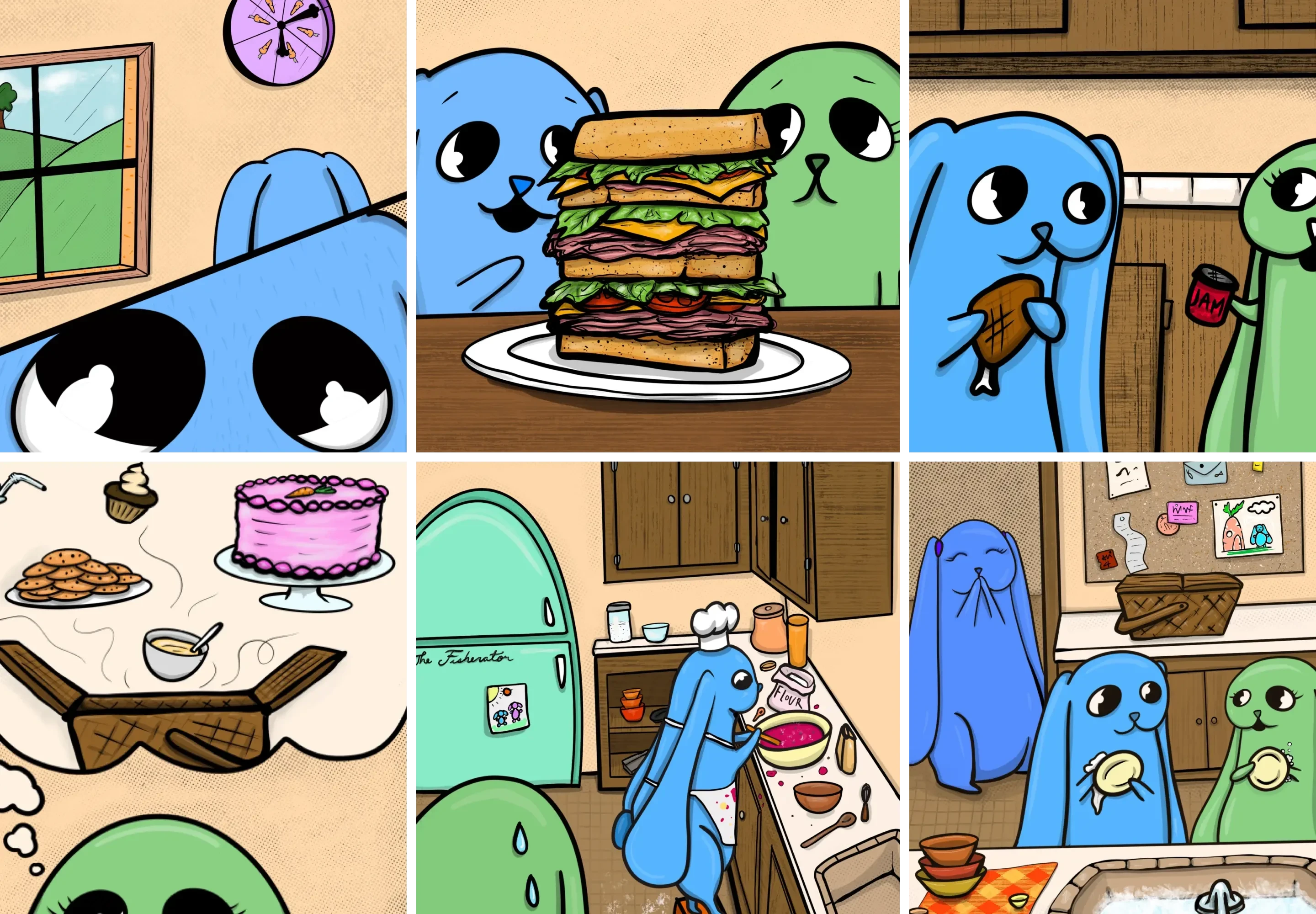 The first story visuals.