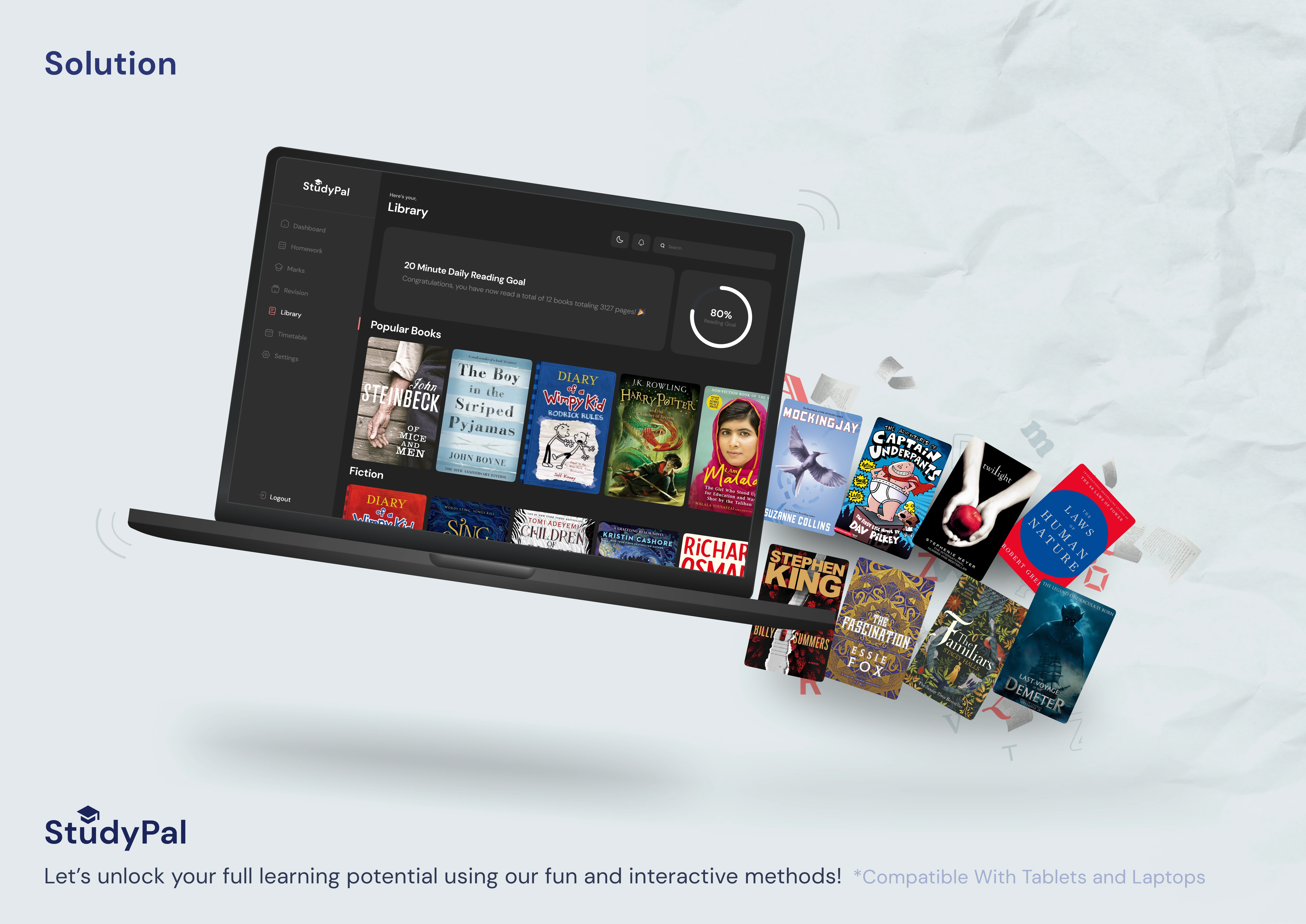 Here is an advertising poster I created to promote one of the app's features.