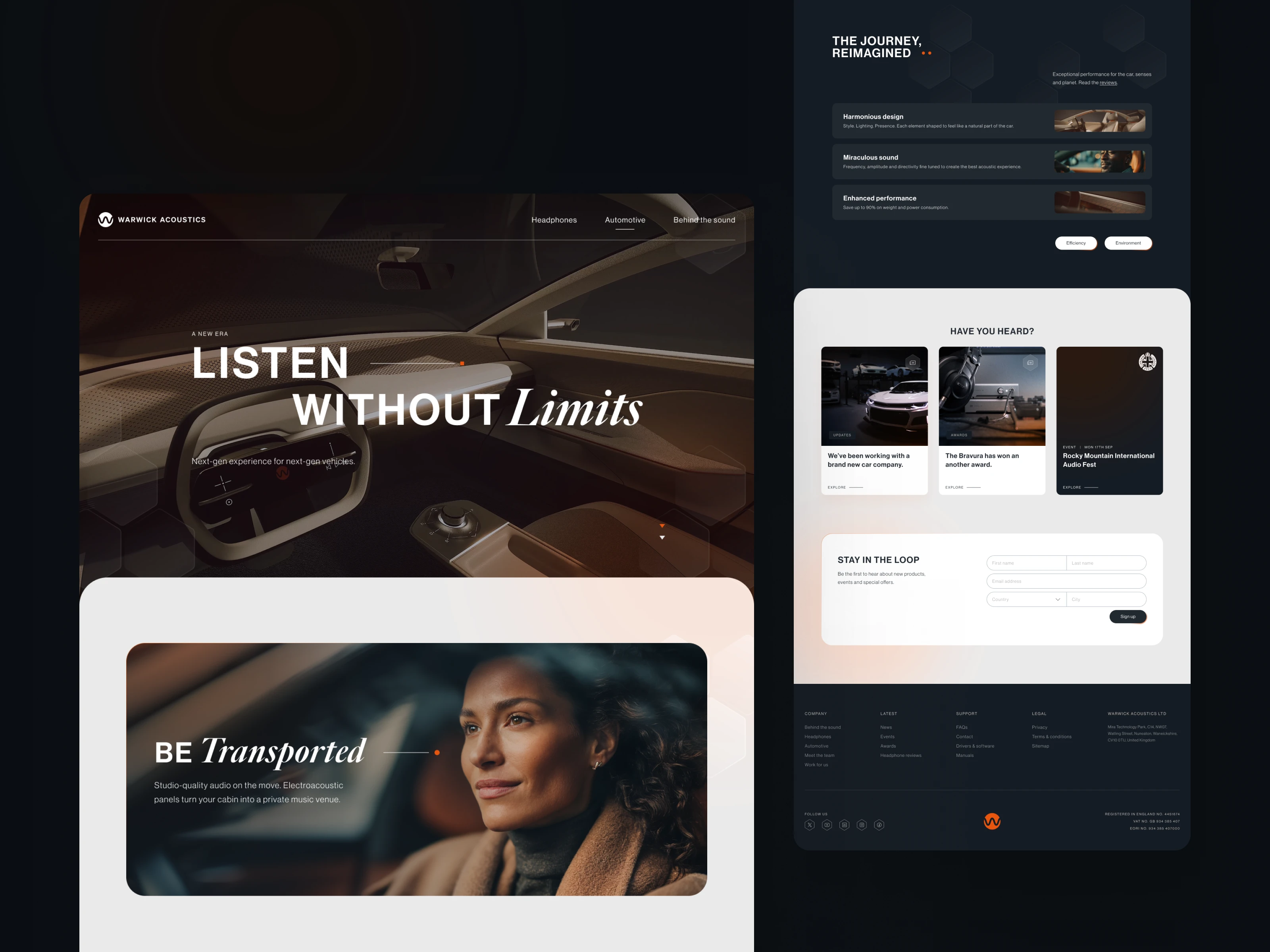 Automotive UX / UI design